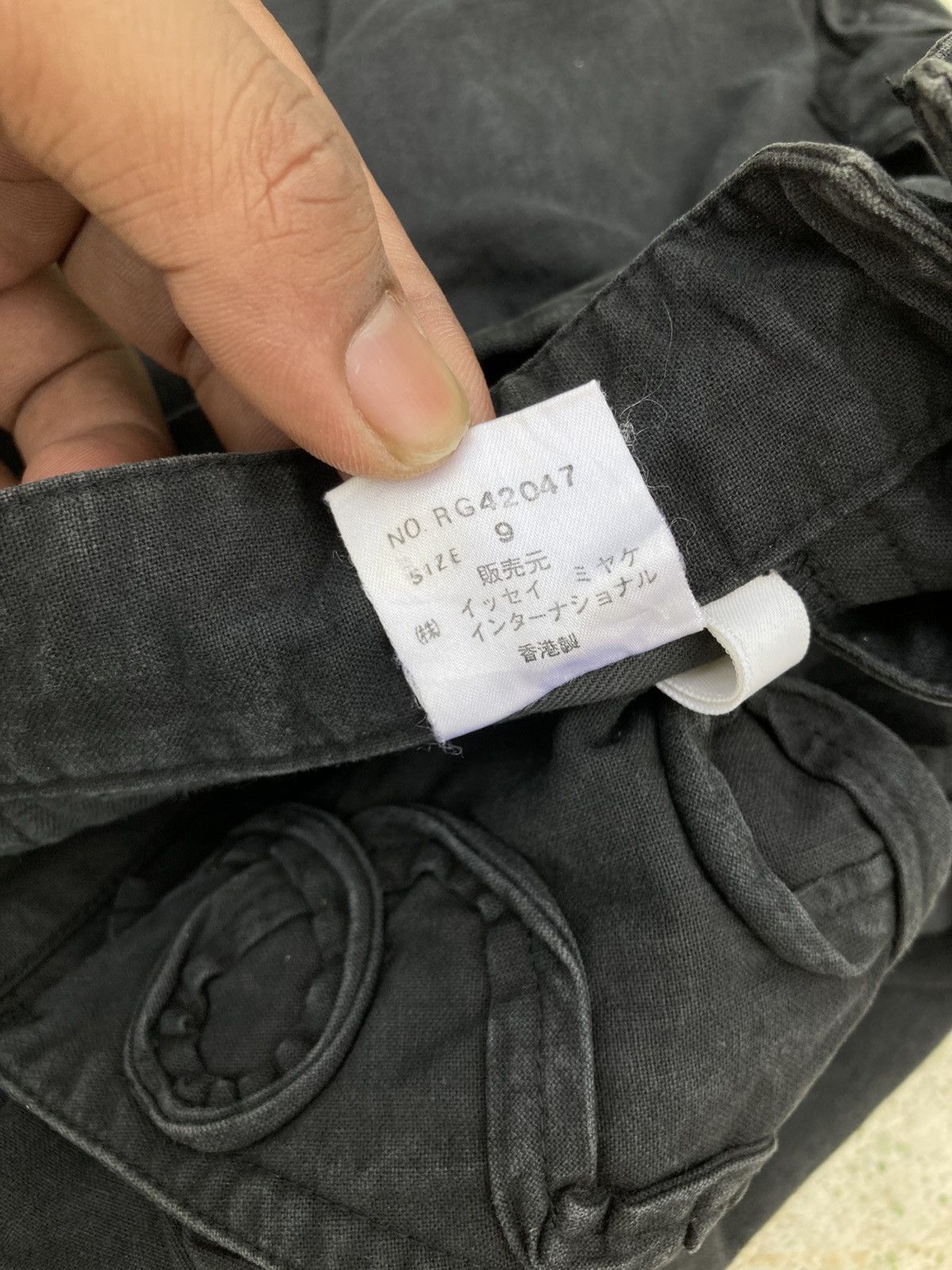 Issey Miyake 80's Issey Miyake Black Appliqué Avant-Garde Pants Size 25" / US 0 / IT 36 - 8 Thumbnail