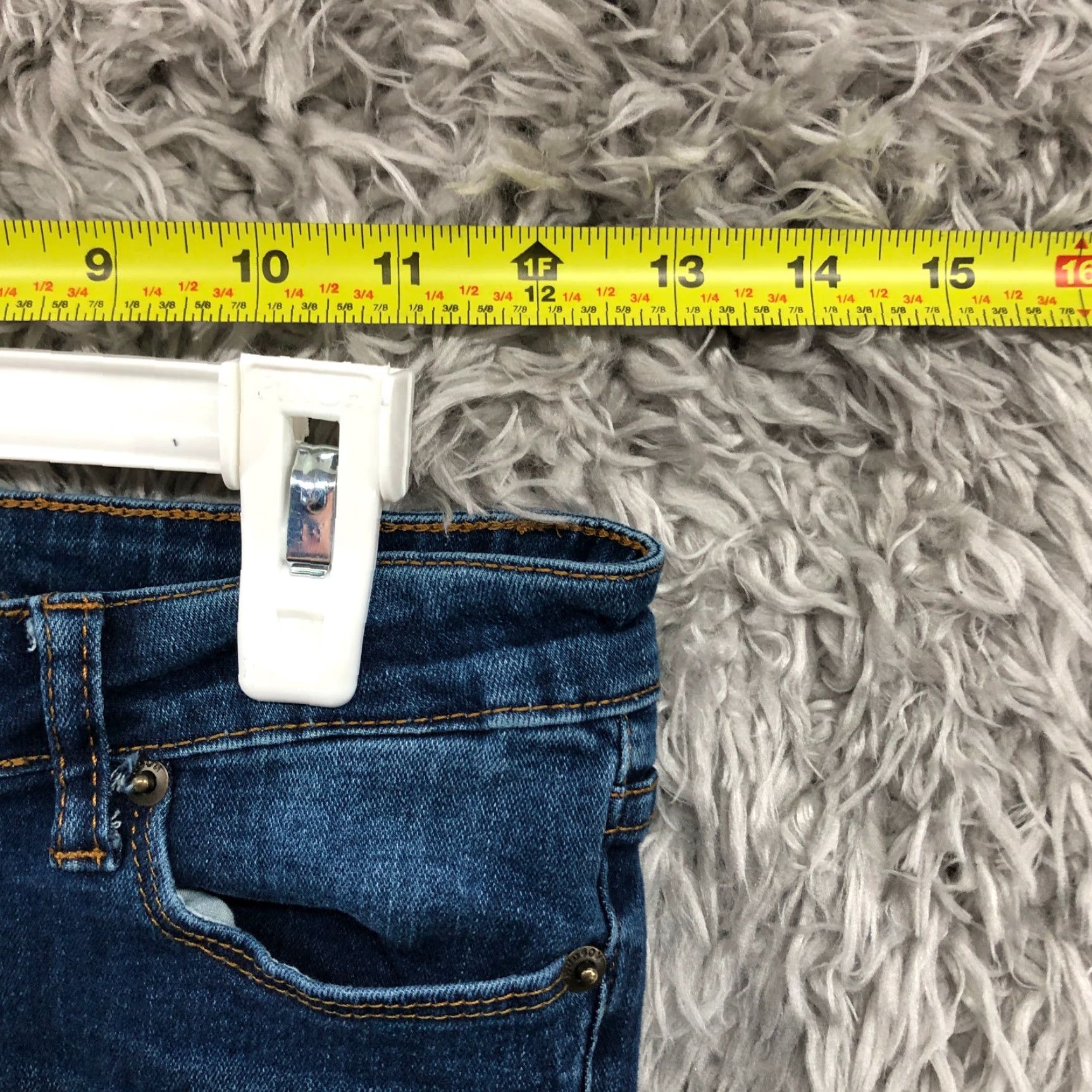 Hudson Hudson Jeans Skinny Size 14 Girls Mid Rise Dark Wash Blue Denim Girls Mens Womens Size 36" / US 14 / IT 50 - 2 Thumbnail