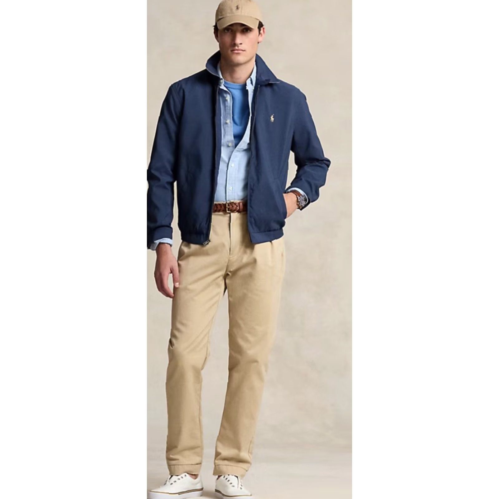 Polo Ralph Lauren Polo Ralph Lauren Jacket Mens XXL Blue Bi-Swing Chin Strap Plaid Lined Bomber Zip Casual Size US XXL / EU 58 / 5 - 2 Thumbnail