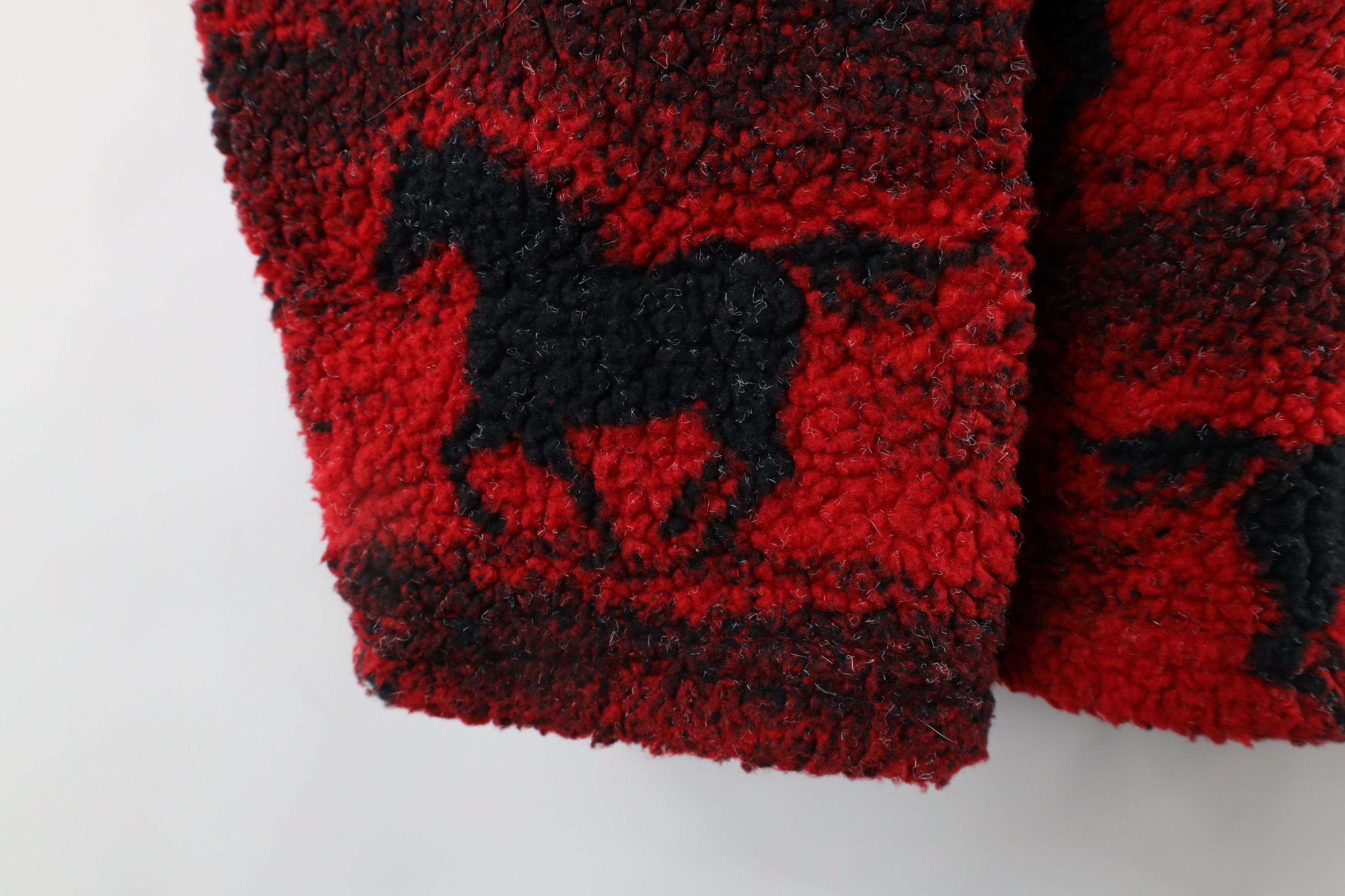 Vintage Vintage 90s Streetwear Fleece All Over Print Horse Jacket Size L / US 10 / IT 46 - 4 Thumbnail