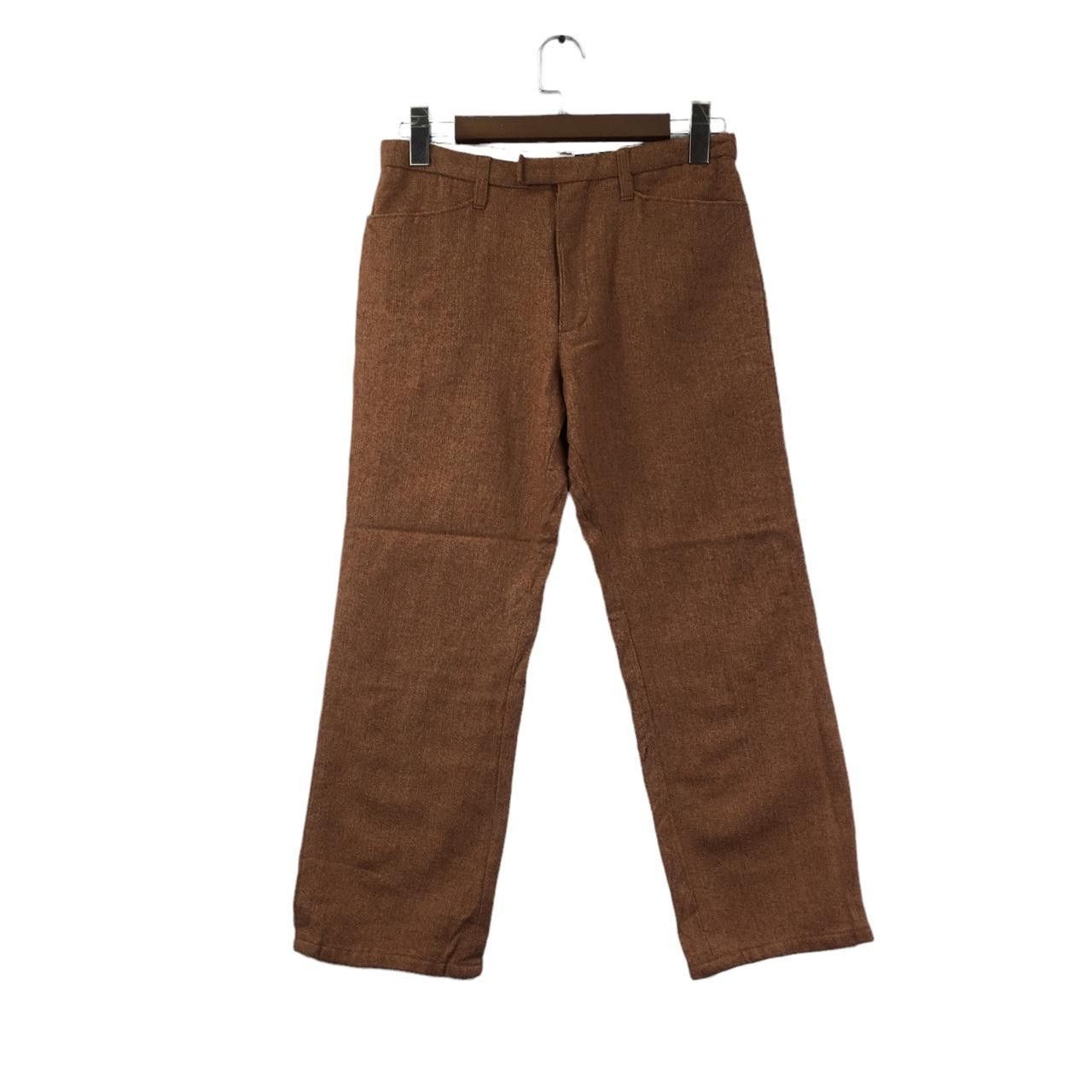 Fiorucci Vtg 90’ FIORUCCI UOMO ITALY Minimalist Brown Pant Trouser Size 28" / US 6 / IT 42 - 1 Thumbnail