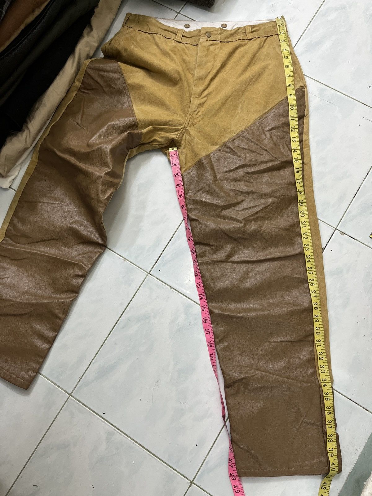 Redhead × Vintage 🔥🔥🔥STEALS VTG REDHEAD CANVAS LEATHER PANTS Size US 32 / EU 48 - 12 Thumbnail