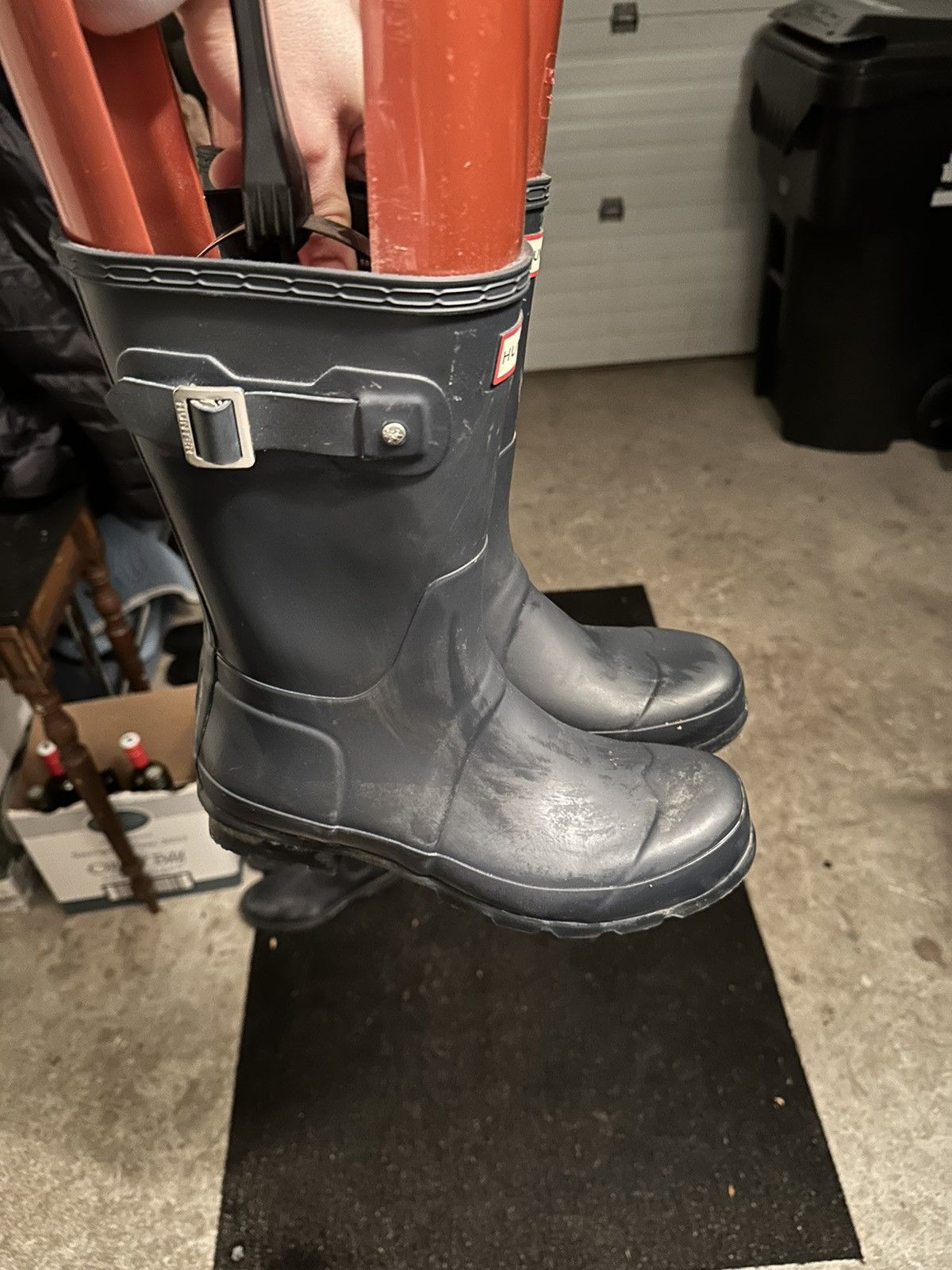 Hunter Original Short Wellington Boots Navy Size US 10 / EU 43 - 4 Thumbnail