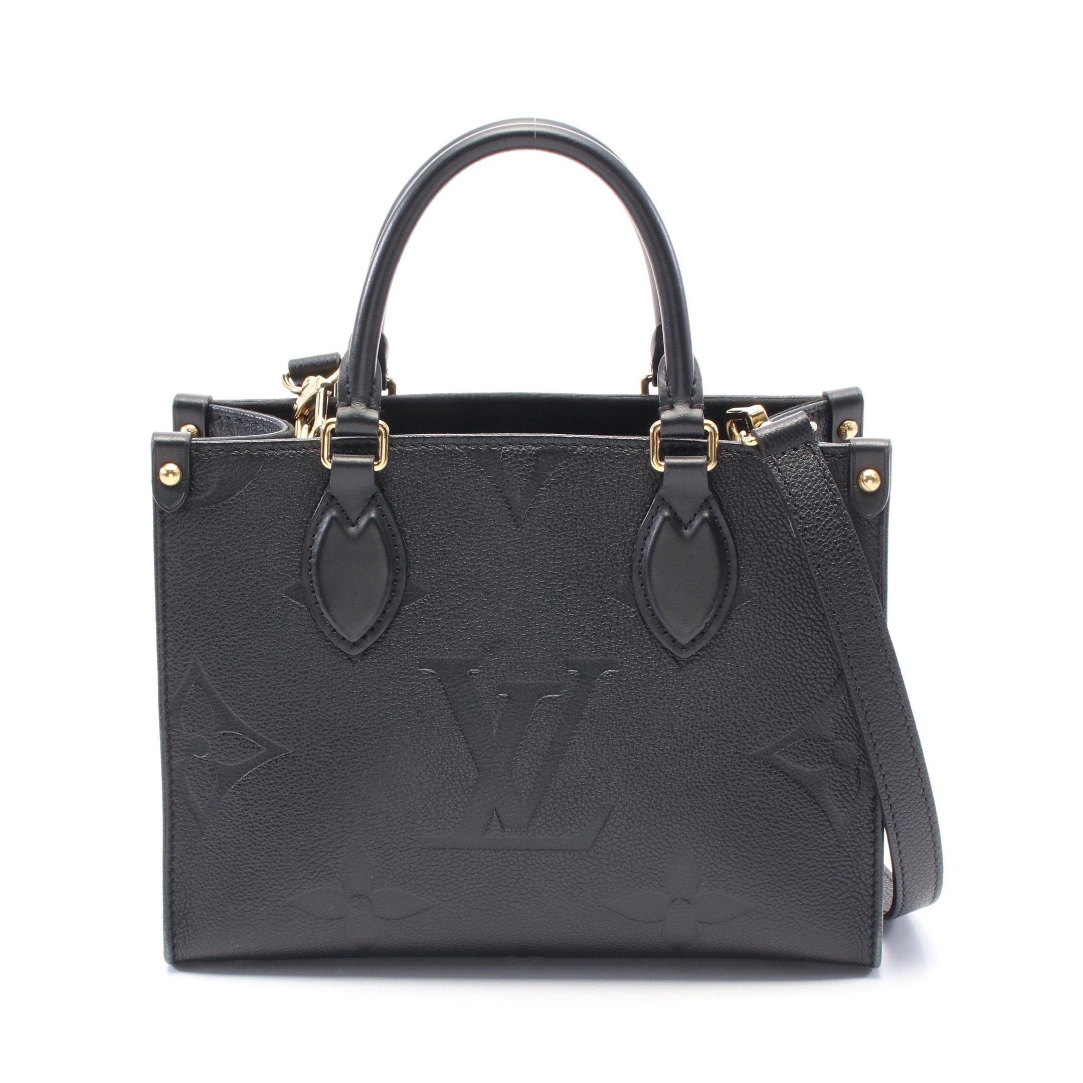 Louis Vuitton Louis Vuitton On-The-Go Pm Monogram Empreinte Noir Handbag Leather Black Size ONE SIZE - 1 Thumbnail