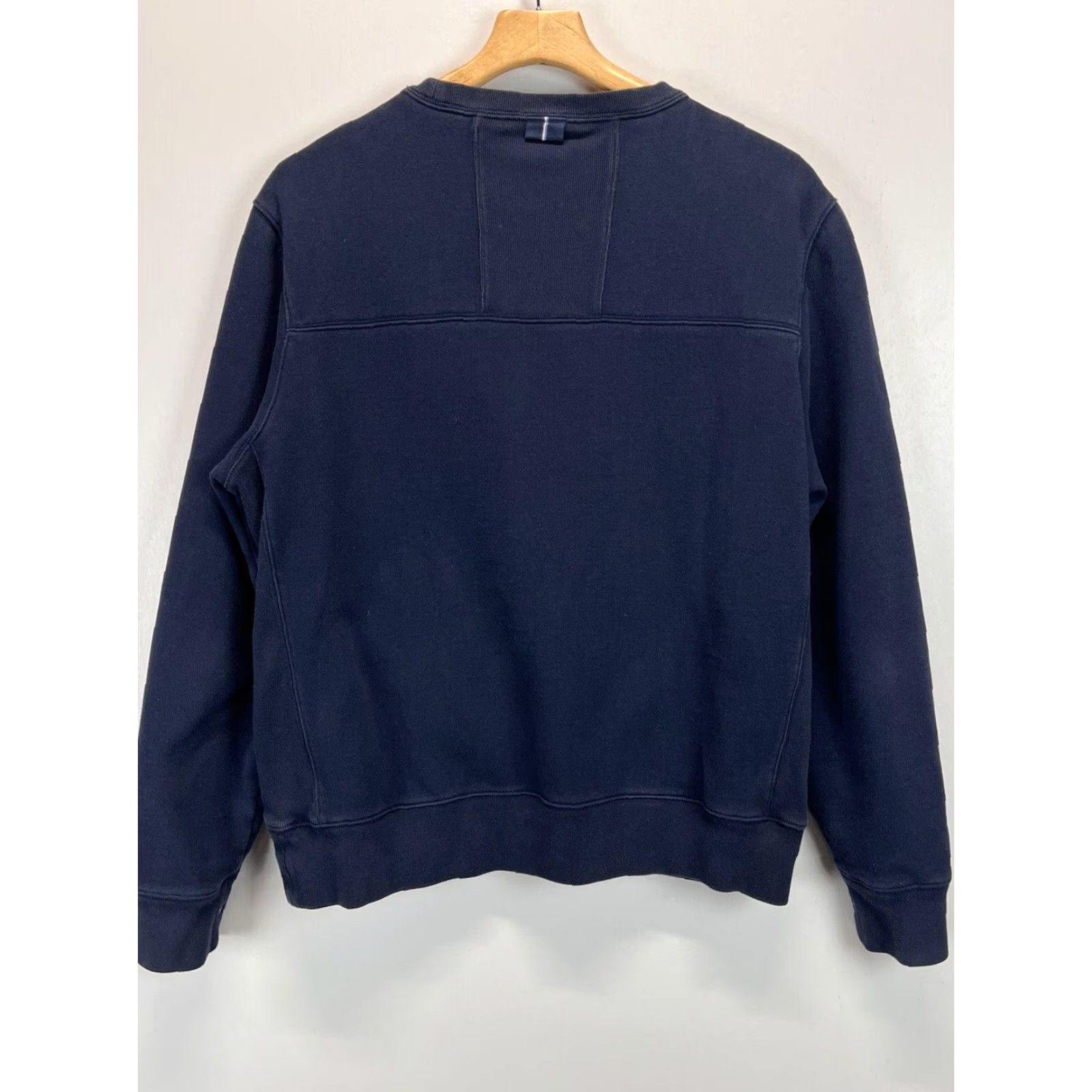 Vintage VINTAGE Peloton x Four Laps Sweatshirt Crew Neck Men's L Navy Zipper Pockets Sports Cycling Size US L / EU 52-54 / 3 - 2 Thumbnail
