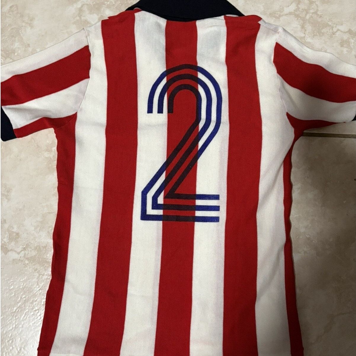 Vintage Vintage 1950-60 Rojiblanco Soccer Jrsy Chivas Guadalajara Sm Size US S / EU 44-46 / 1 - 3 Thumbnail