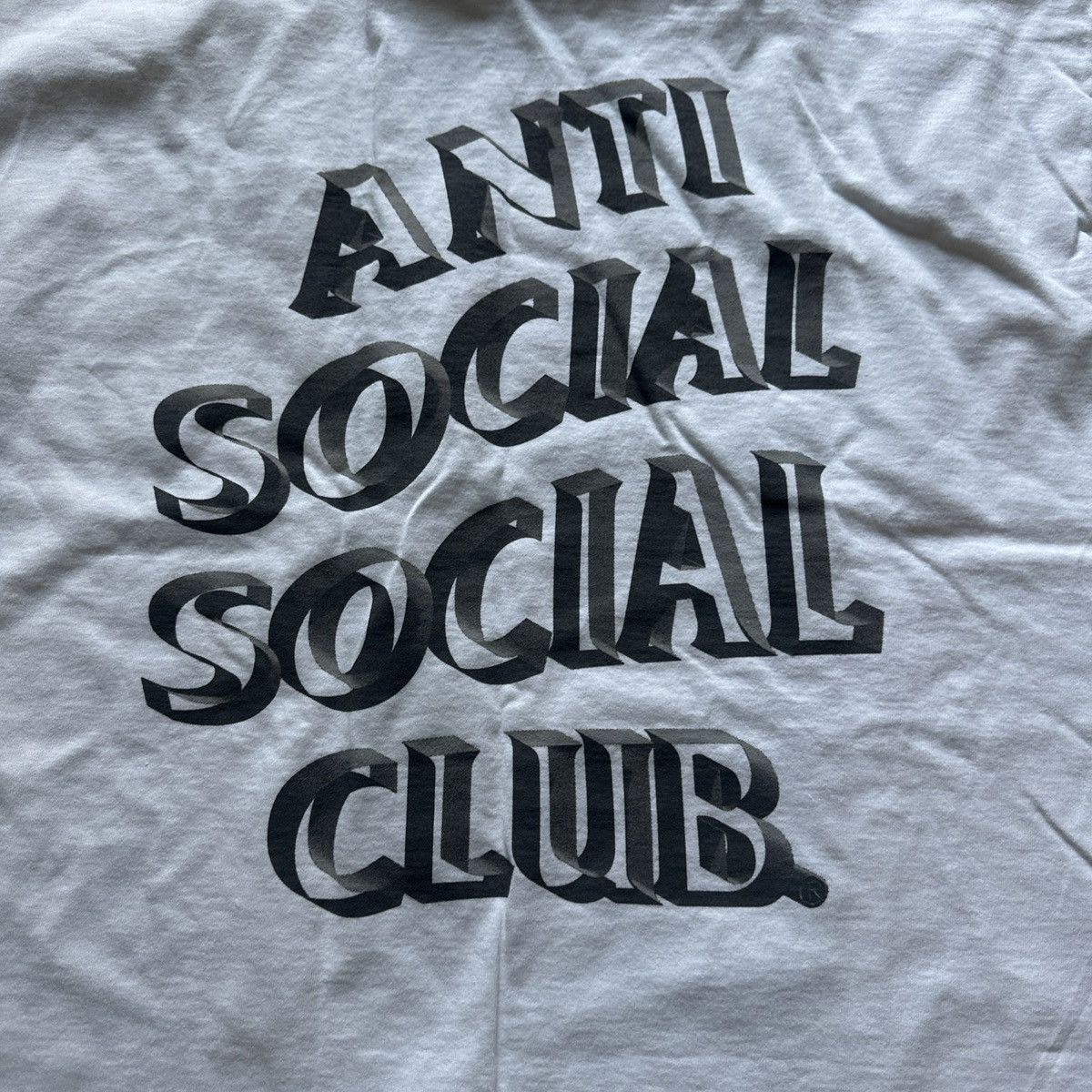 Anti Social Social Club Anti Social Social Club Deeper Than Usual White Tee XL NWT Size US XL / EU 56 / 4 - 7 Thumbnail