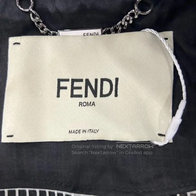 Fendi Fendi Black Cotton Jacket for Women . Size M / US 6-8 / IT 42-44 - 5 Thumbnail