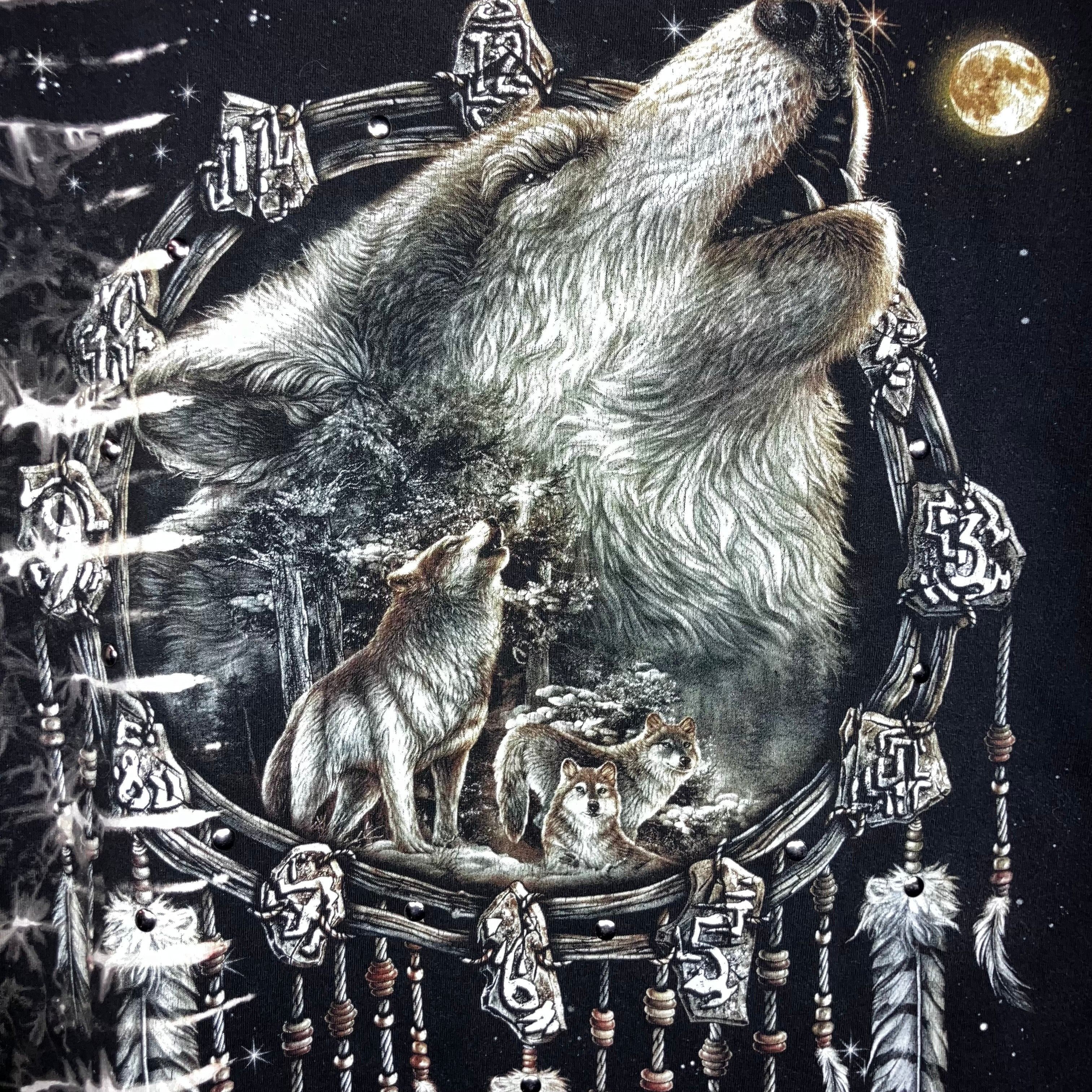 Vintage Y2K Jay’s Rock Wolf Nature Spirit Liquid Blue Style Tee Size Size US XXL / EU 58 / 5 - 4 Thumbnail
