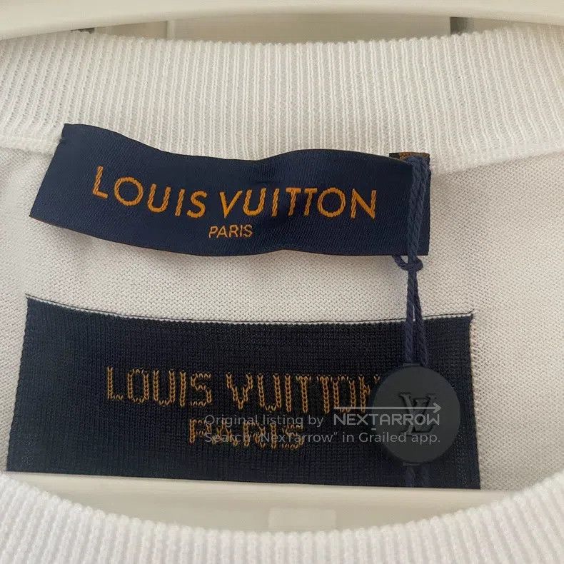 Louis Vuitton Louis Vuitton White green monogram printed short sleeve Size US XL / EU 56 / 4 - 2 Thumbnail