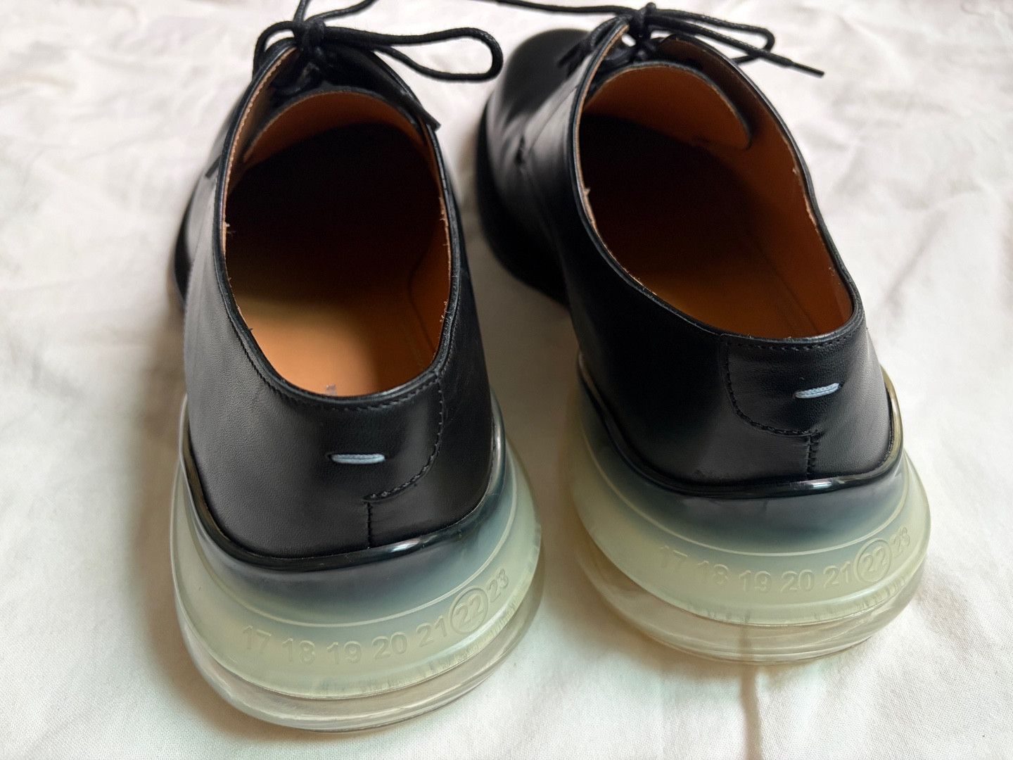 Maison Margiela Maison Margiela Airbag Heel Leather Shoes MM6 22 lace up Size US 9 / EU 42 - 8 Thumbnail