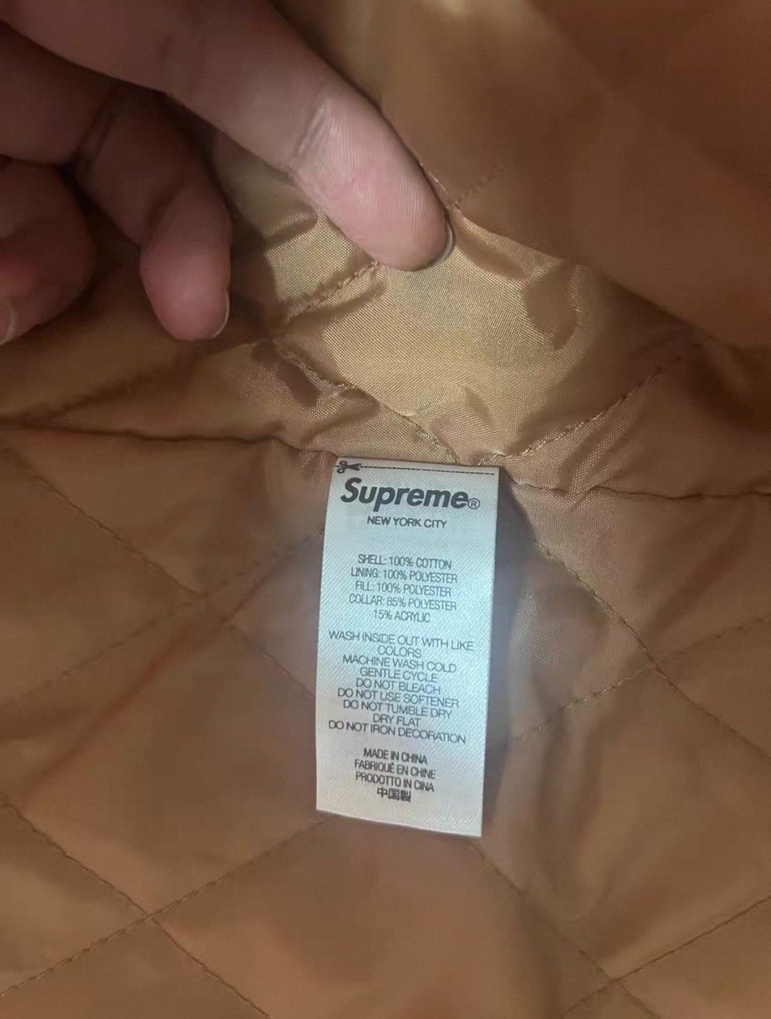 Supreme Supreme Faux Fur Collar Flaid Jacket Size US L / EU 52-54 / 3 - 4 Thumbnail