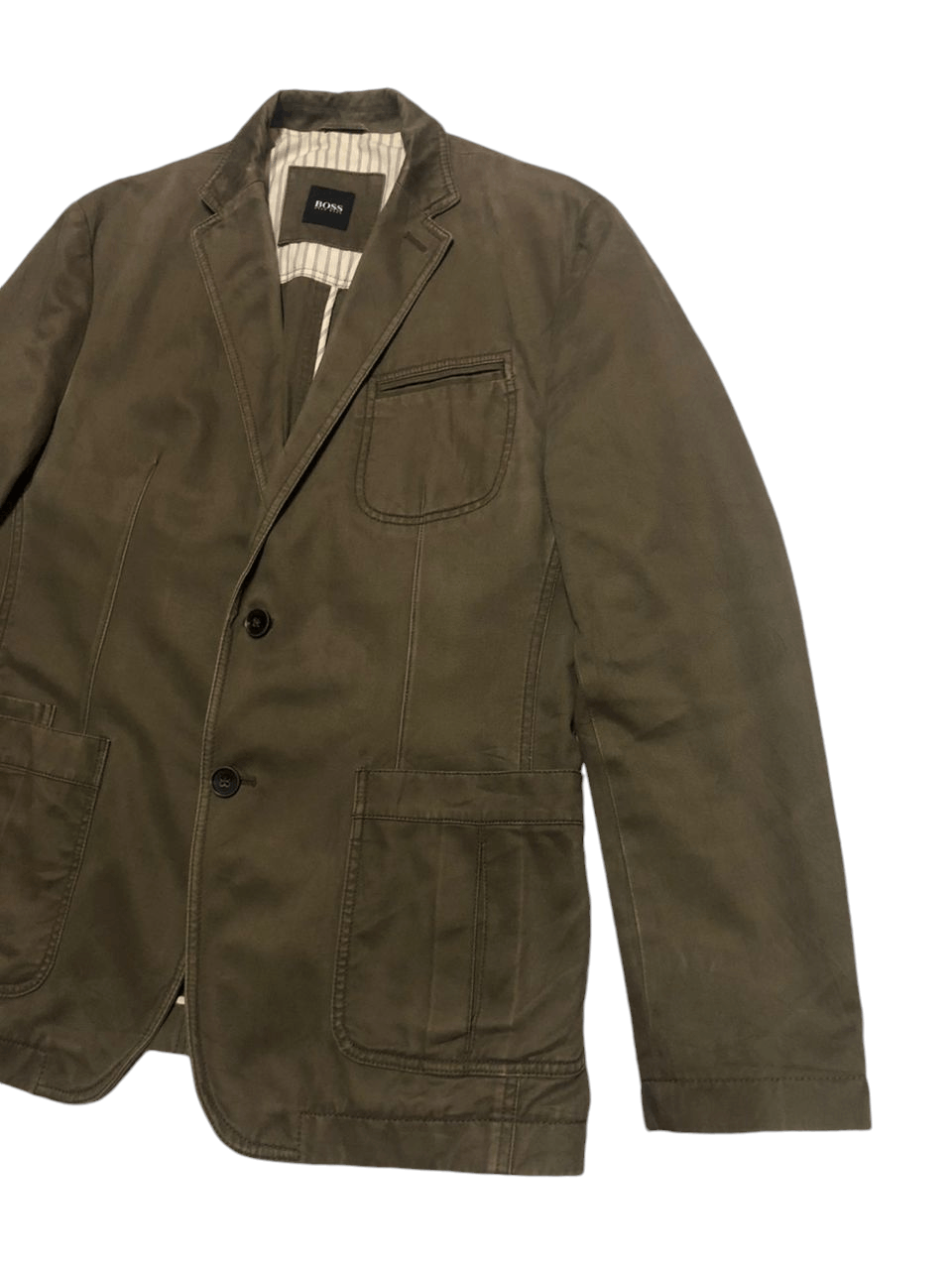 Hugo Boss Vintage Hugo Boss Coat Blazer Jacket Cotton Size US L / EU 52-54 / 3 - 5 Thumbnail