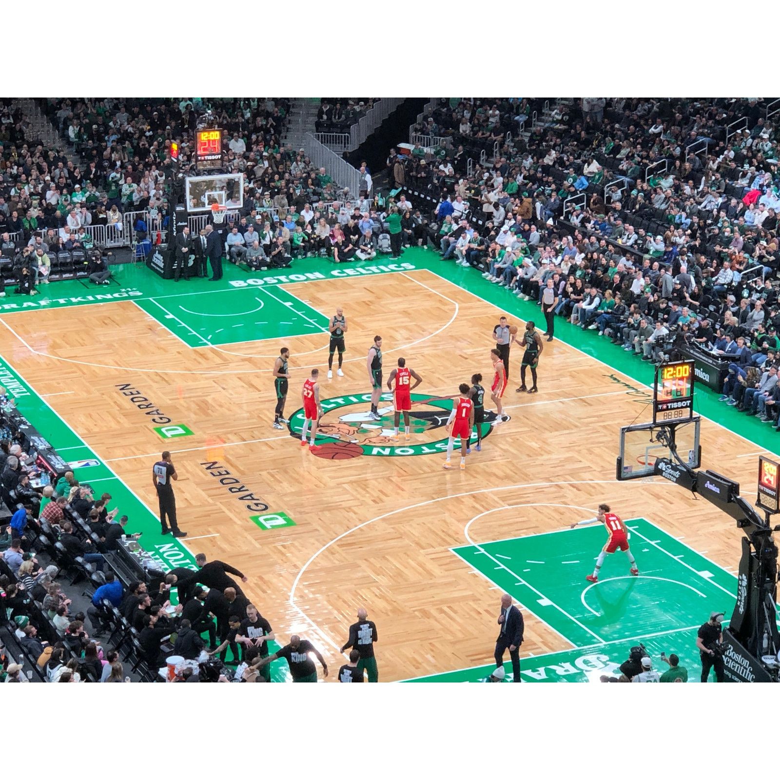 NBA Boston Celtics v Atlanta Hawks 1/18/25 Lineup Poster Size ONE SIZE - 9 Thumbnail