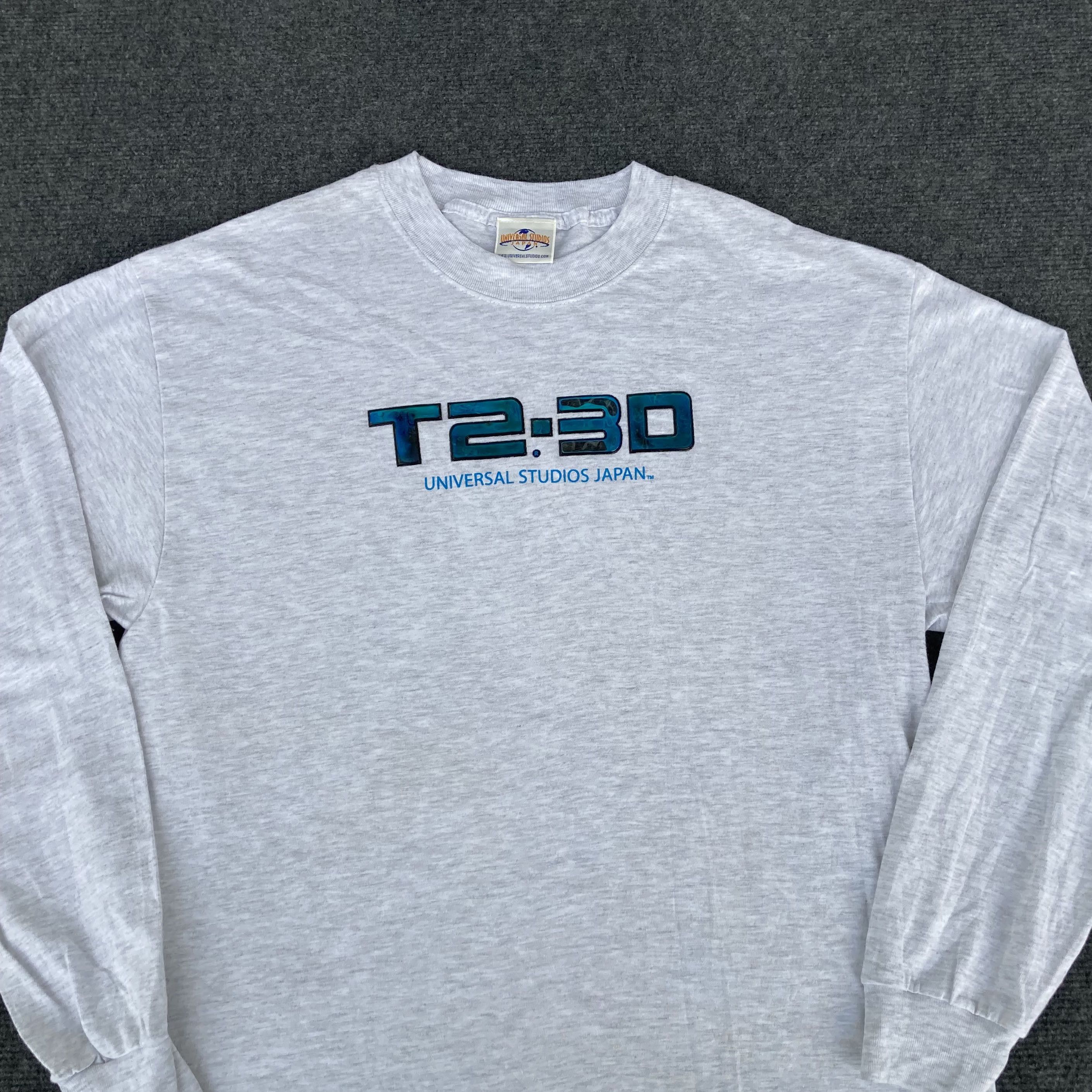 Vintage Vtg Terminator 2 3D and T2 3-D Universal Studios 90s T Shirt Size US M / EU 48-50 / 2 - 2 Thumbnail