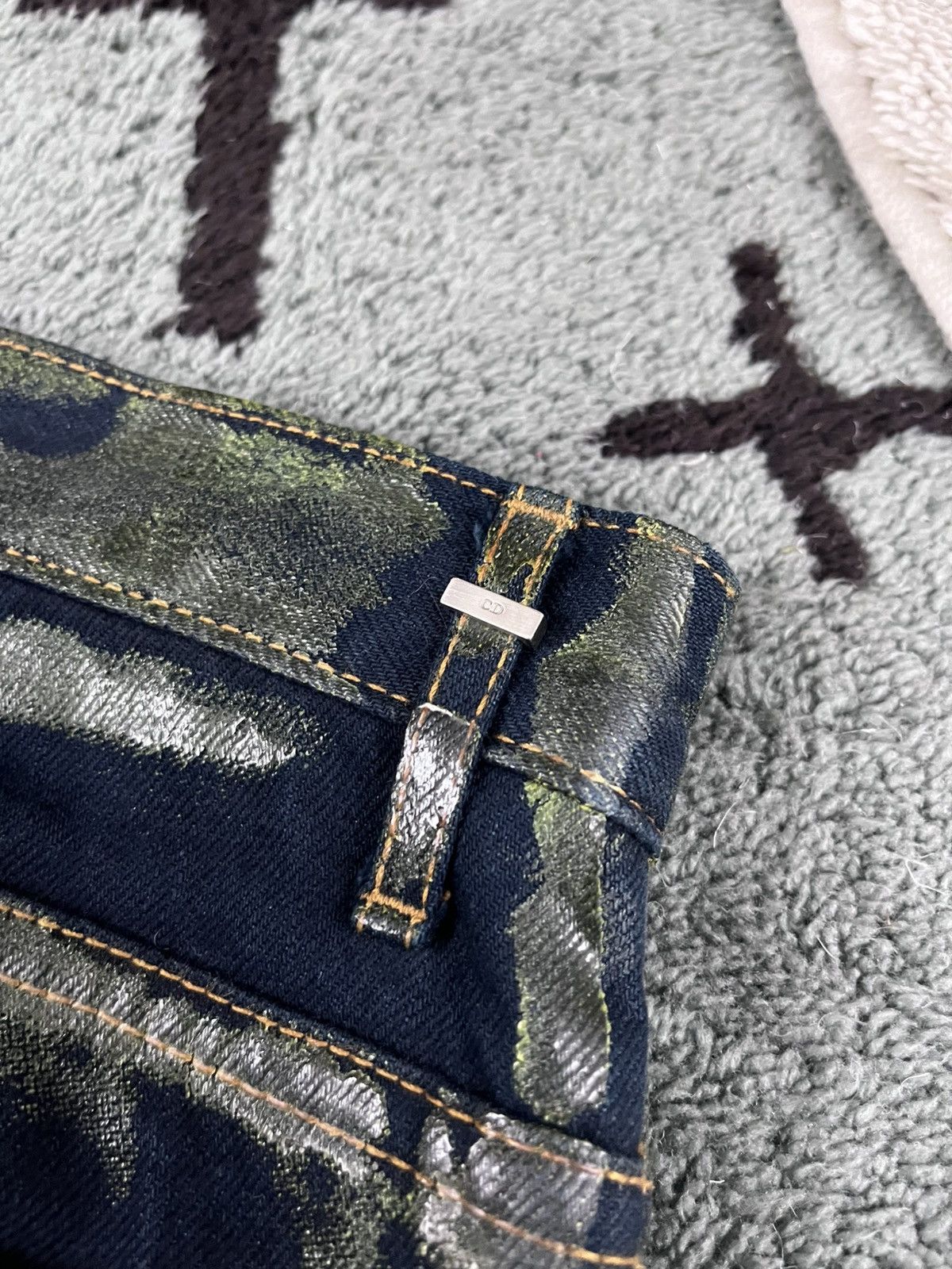 Dior Dior AW03 Green “Luster” Denim Size US 34 / EU 50 - 4 Thumbnail