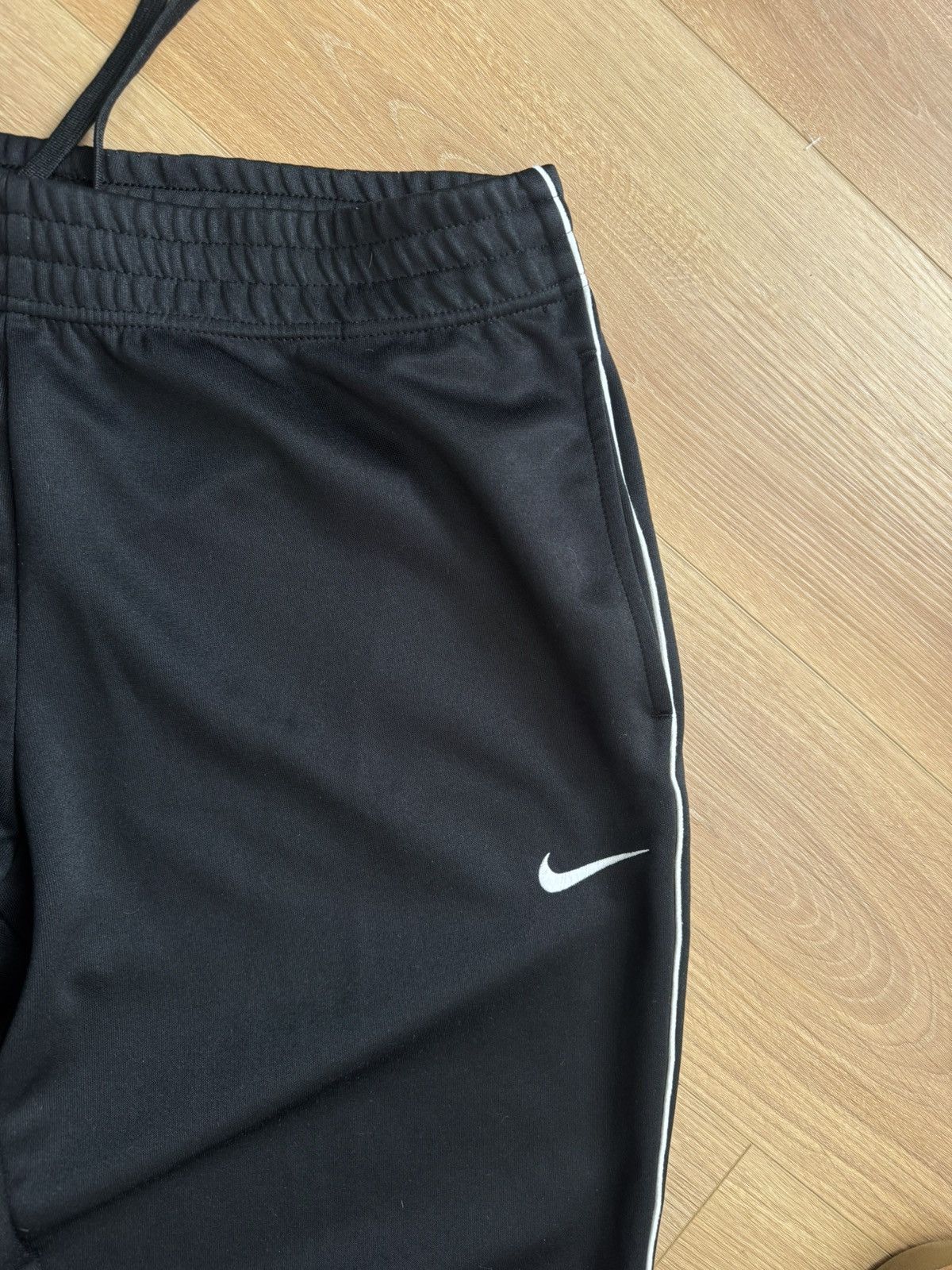 Nike Rare Vintage Baggy Nike Drill Track Pants Swoosh Air Y2K Size US 32 / EU 48 - 2 Thumbnail