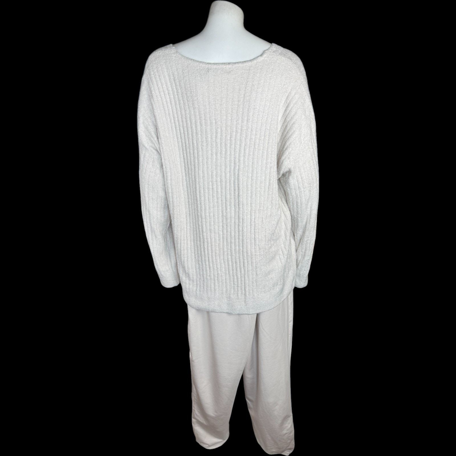 Other Barefoot Dreams Lite Pullover Straight Leg Pant Sand Dune1XT Size 29" - 4 Thumbnail
