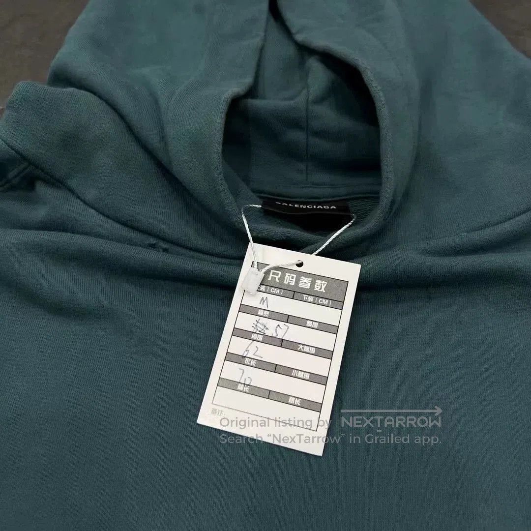 Balenciaga Balenciaga 23FW Logo Embroidered Hoodie. Size US M / EU 48-50 / 2 - 4 Thumbnail
