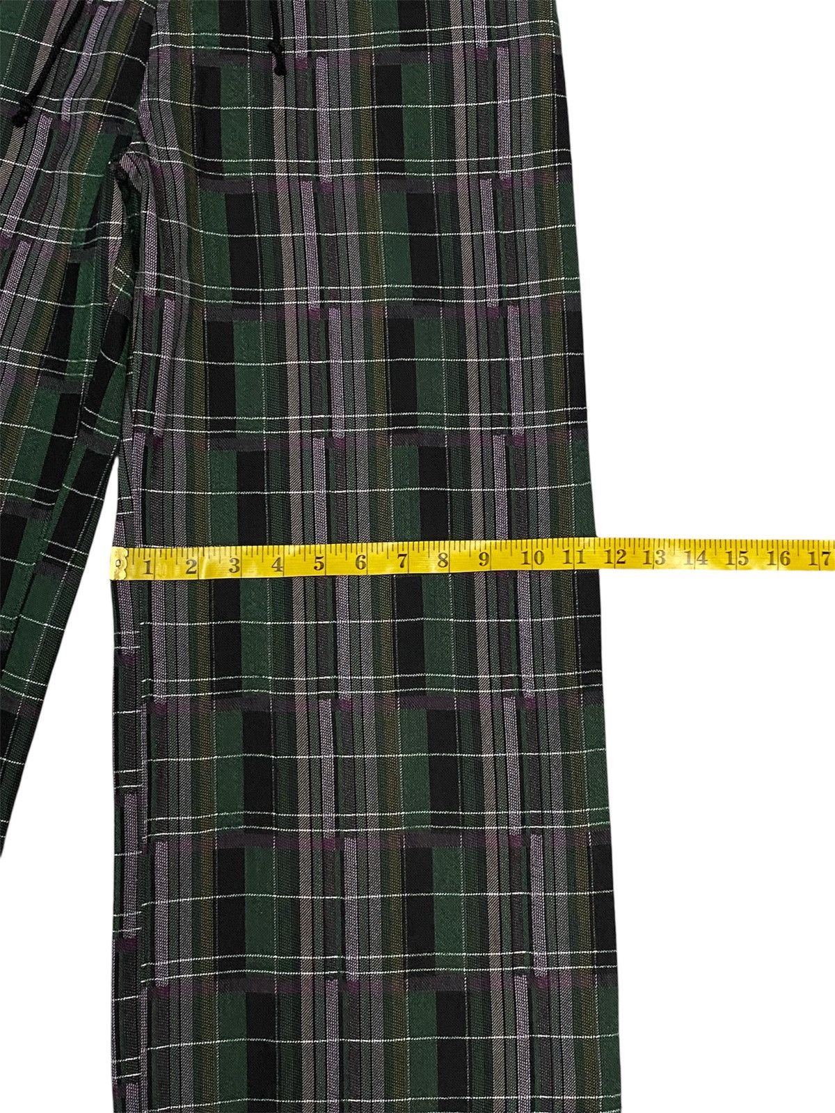 Y's Y’s Yohji Yamamoto Tartan Check Wide-Leg Trousers Size US 31 - 17 Thumbnail