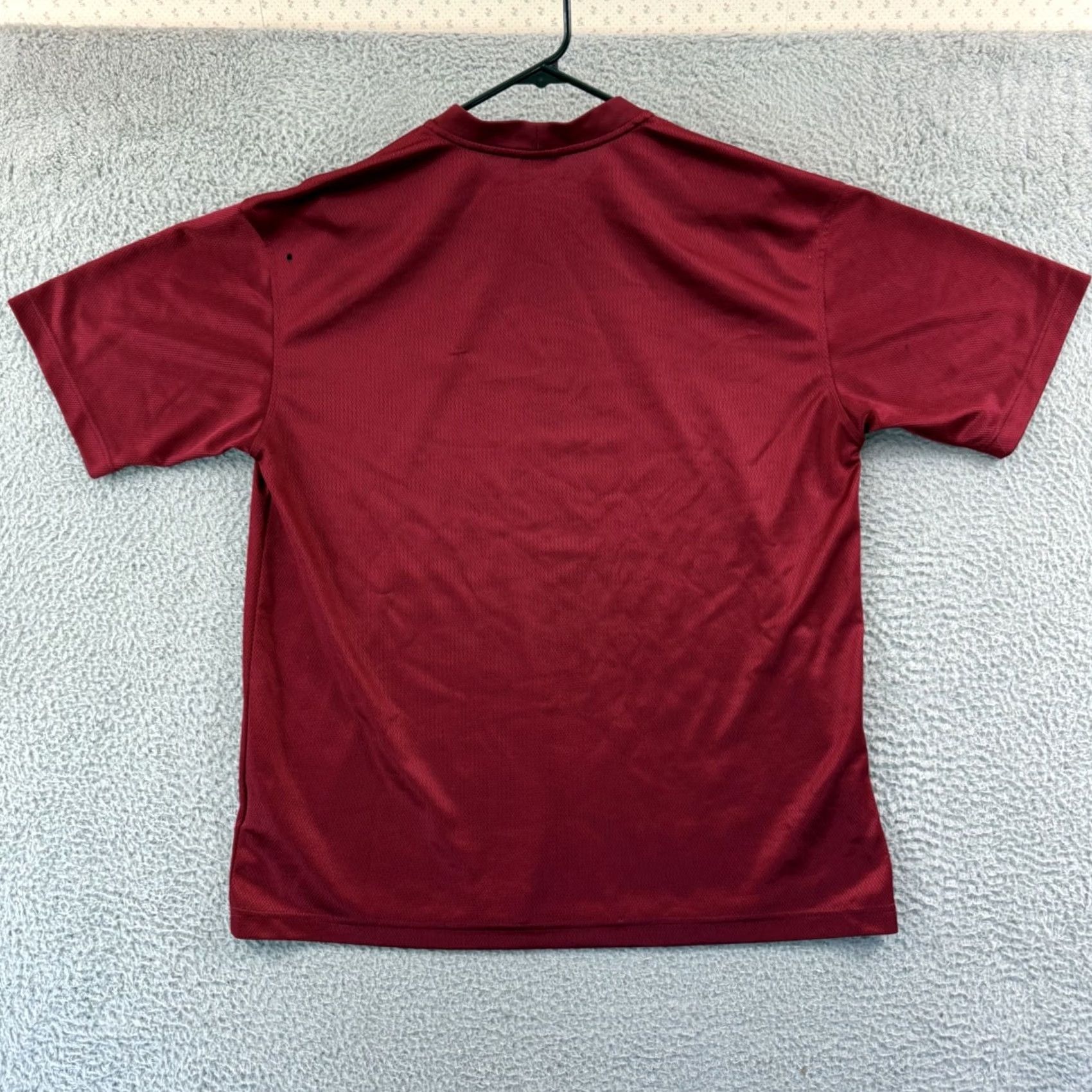 Nike VINTAGE Nike Jersey Mens XL Red Short Sleeve Swoosh Sport Soccer Athletic Y2K Size US XL / EU 56 / 4 - 7 Thumbnail