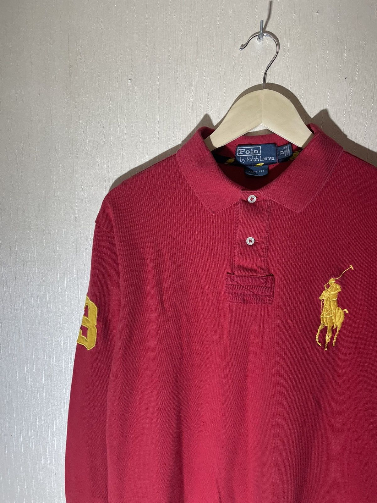 Polo Ralph Lauren × Vintage Polo Ralph Lauren vintage rugby jersey long sleeve Size US XL / EU 56 / 4 - 3 Thumbnail