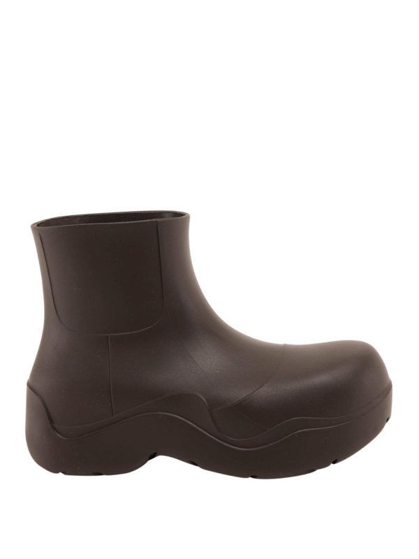 Bottega Veneta o1w1db10925 Puddle Ankle Boots in Dark Brown Size US 11 / IT 41 - 1 Thumbnail