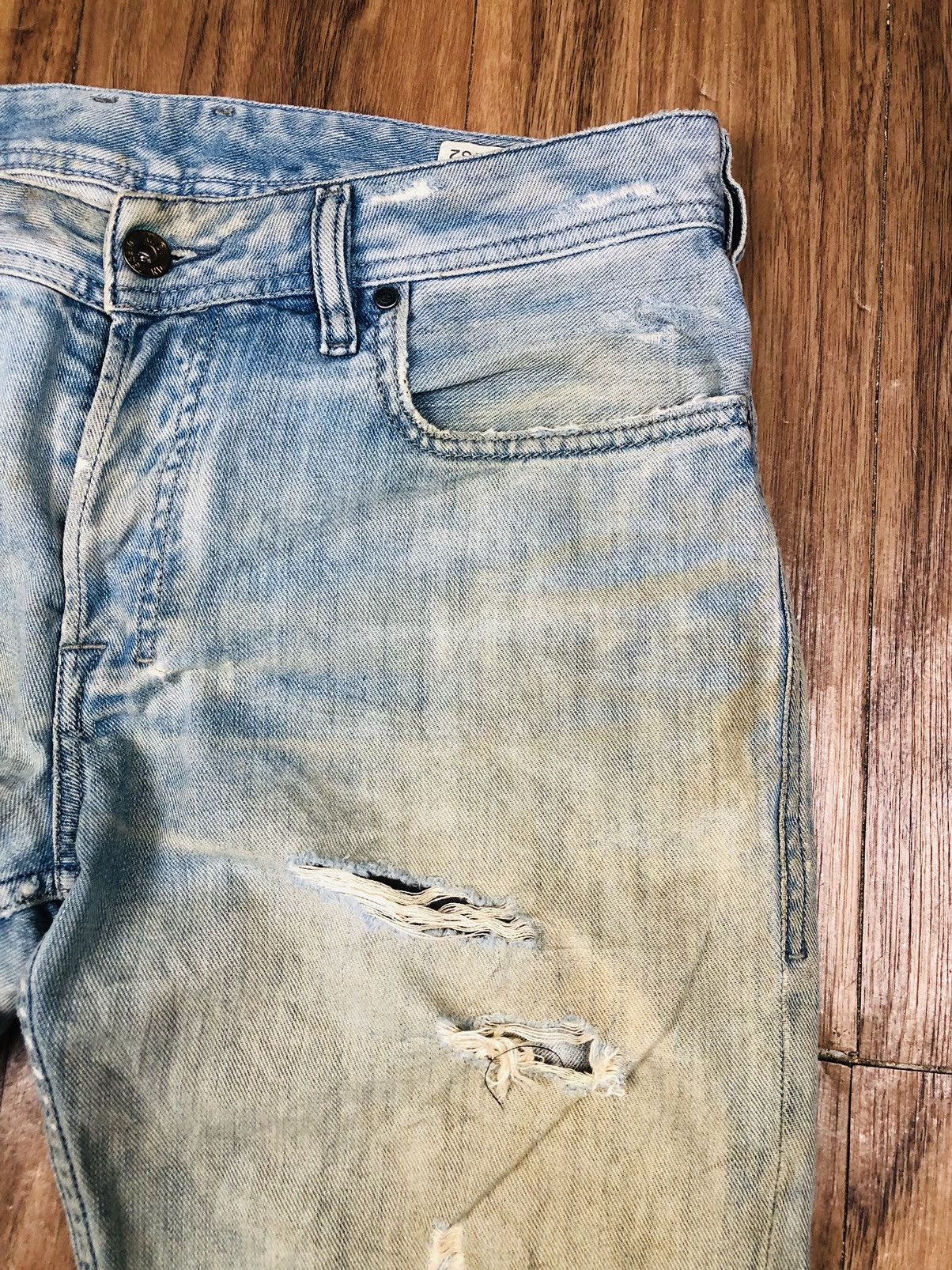Diesel Diesel Industry Distressed Jeans (35) Size US 29 - 8 Thumbnail