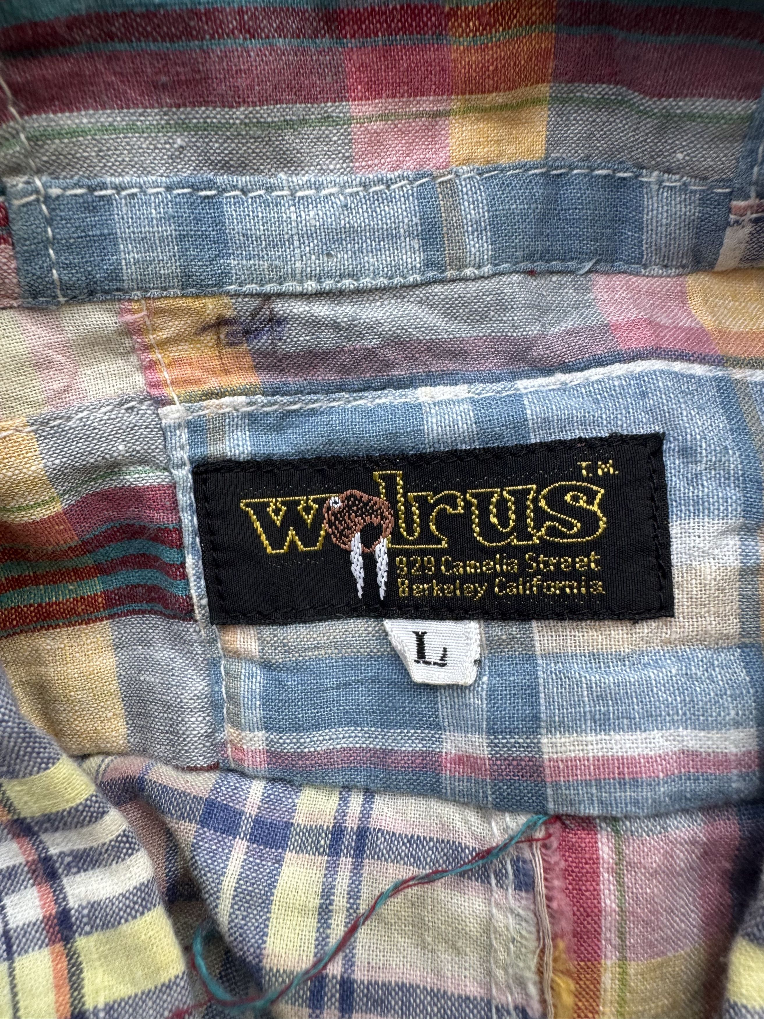 Japanese Brand Walrus Custom Patch Shirt Size US L / EU 52-54 / 3 - 8 Thumbnail