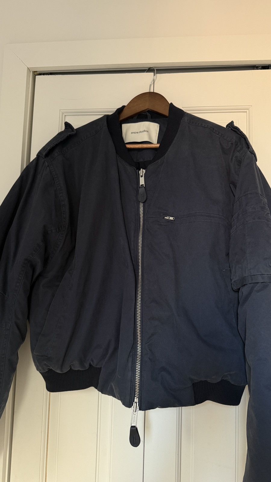 Entire Studios Entire Studios Navy Ink Bomber Size US M / EU 48-50 / 2 - 2 Thumbnail