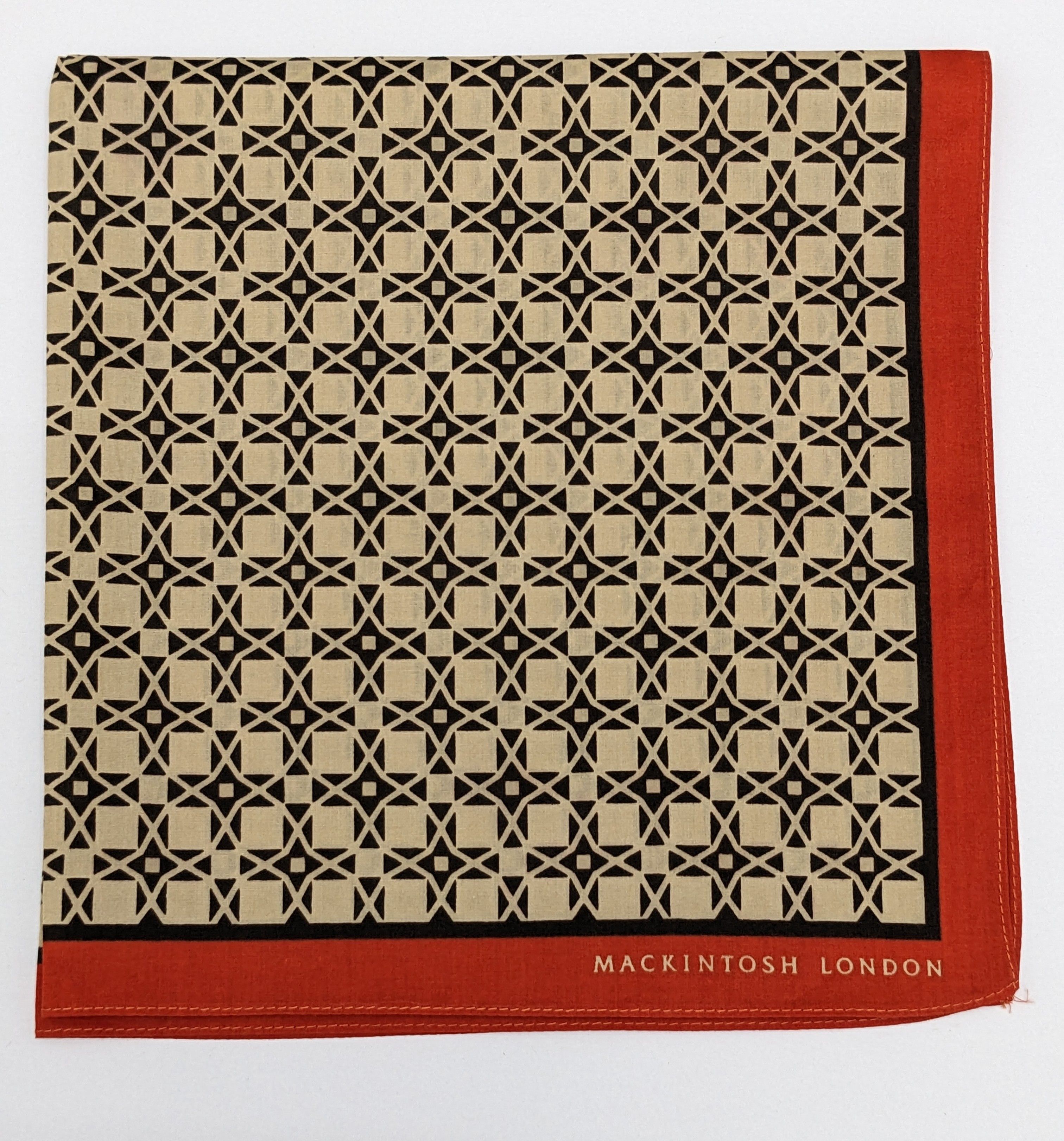 Mackintosh Mackintosh London Designer Handkerchief Geometric Size ONE SIZE - 1 Thumbnail