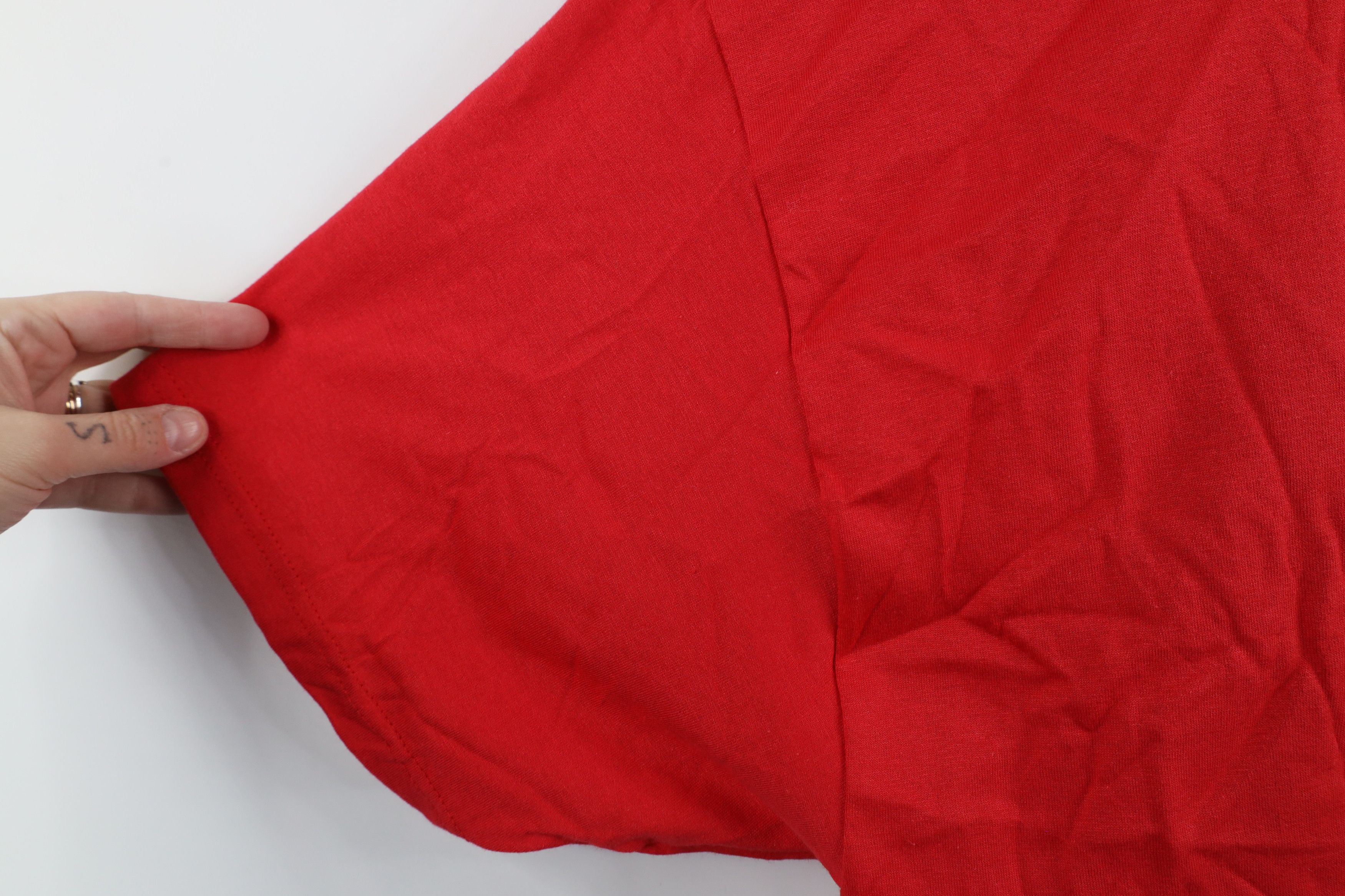 Hanes × Vintage Deadstock Vintage 90s Hanes Short Sleeve T-Shirt Red Size US XXL / EU 58 / 5 - 5 Thumbnail