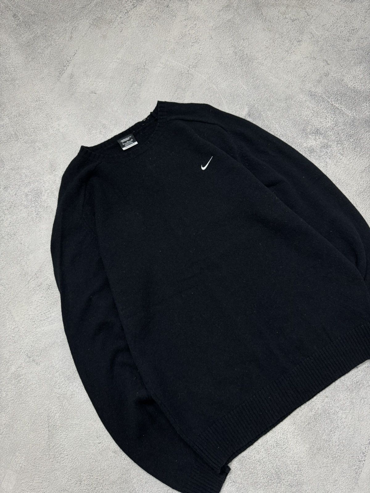 Nike Vintage Y2k Nike Wool Sweater Mini Swoosh 90’s Size US XL / EU 56 / 4 - 7 Thumbnail