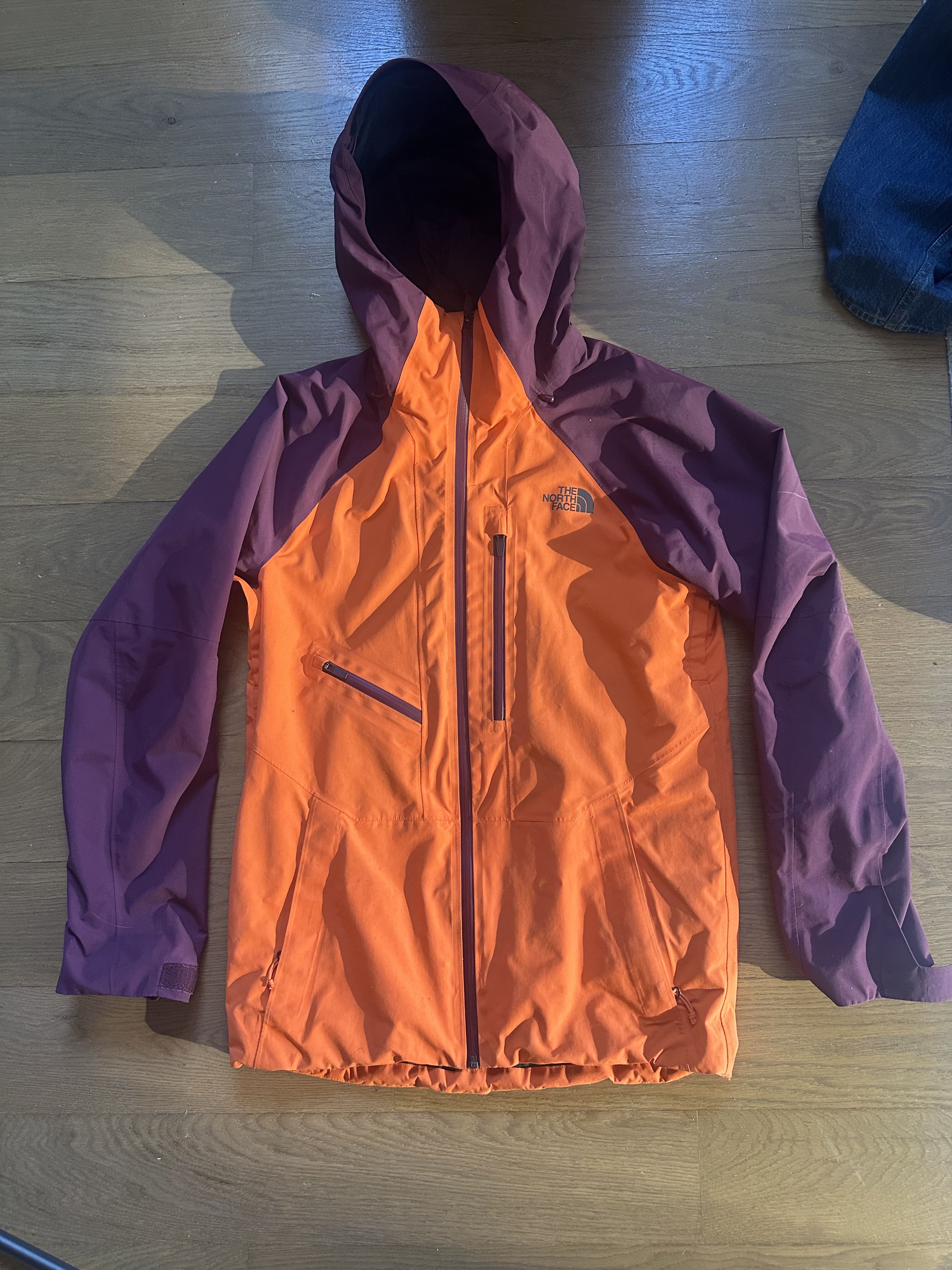 North Face Summit Series GoreTex Ski Shell Orange + Purple