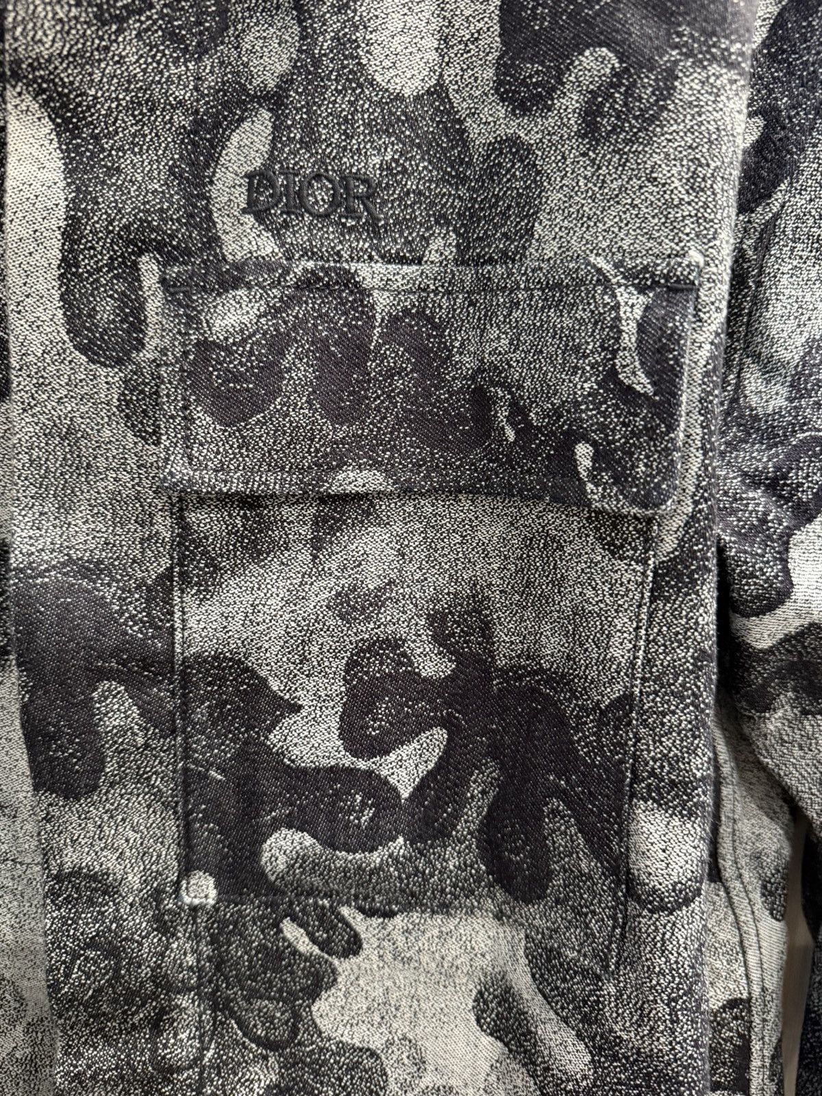 Dior Dior Peter Doig Camo Denim Jacket Size US M / EU 48-50 / 2 - 2 Thumbnail