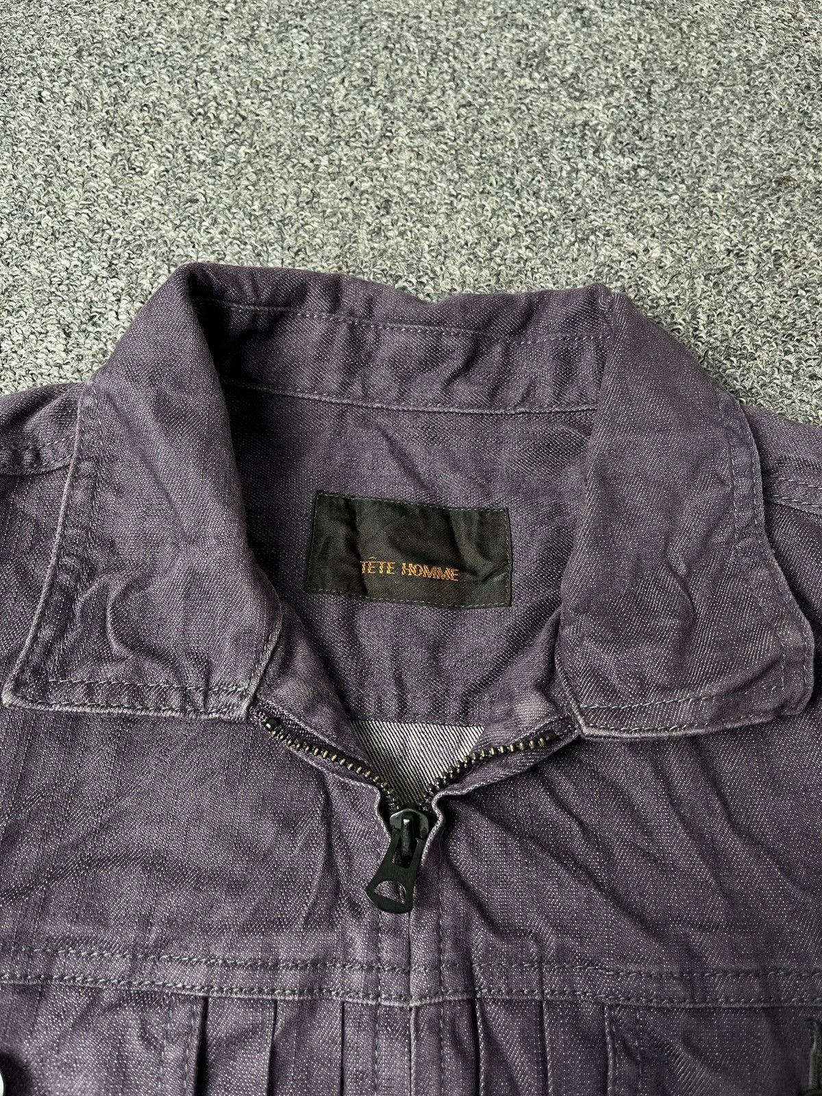 Issey Miyake Tete Homme Issey Miyake Studded Type 2 Denim Jacket Size US M / EU 48-50 / 2 - 4 Thumbnail