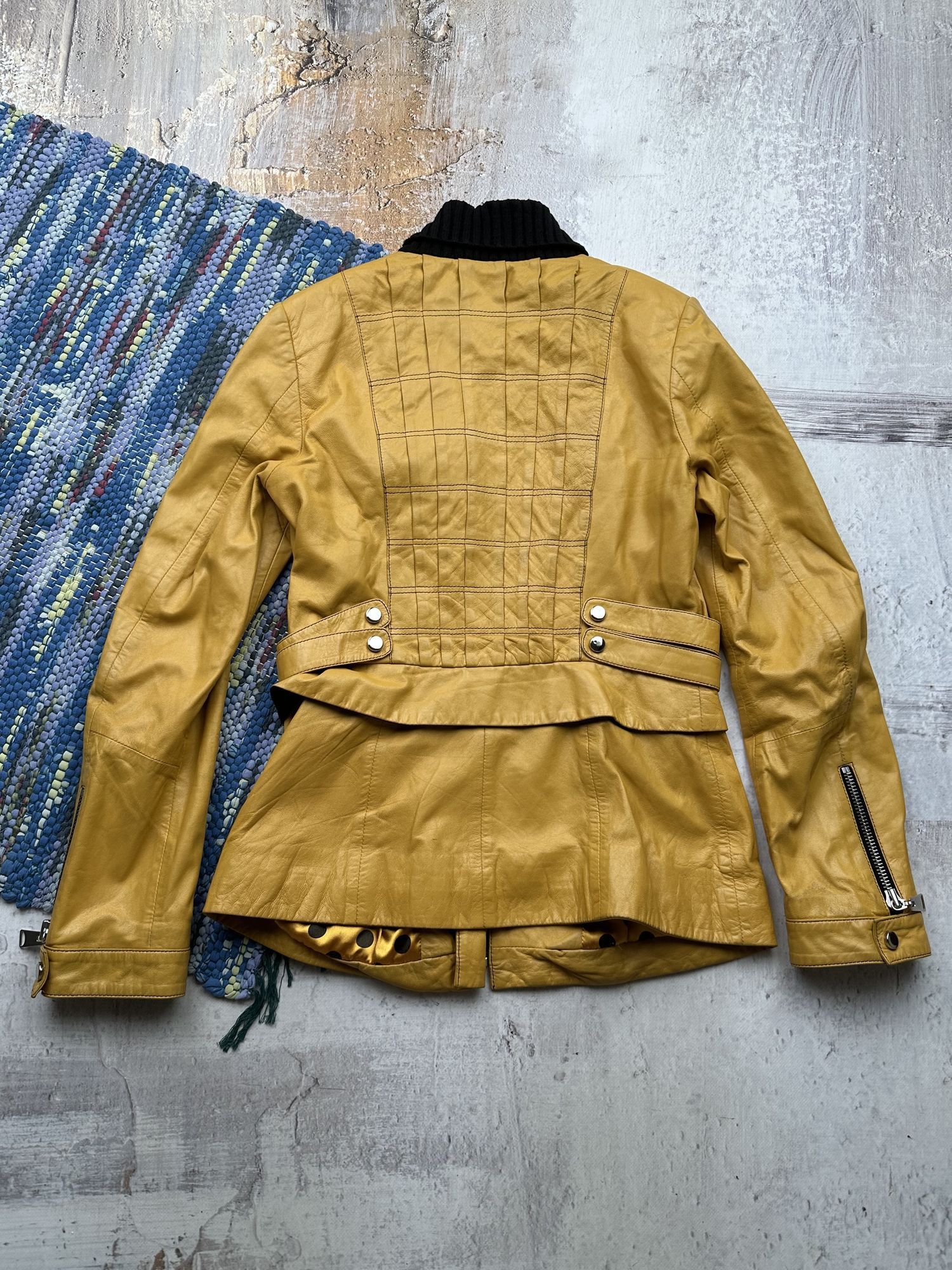 Vintage Vintage Leather Jacket With Bondage A472D15(245) Size M / US 6-8 / IT 42-44 - 6 Thumbnail