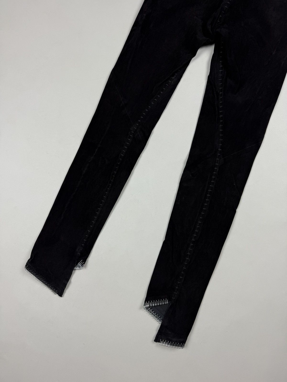Isaac Sellam Experience Isaac Sellam Vigilante H21 Noir Leather Pants Trousers Size 25" / US 0 / IT 36 - 19 Thumbnail