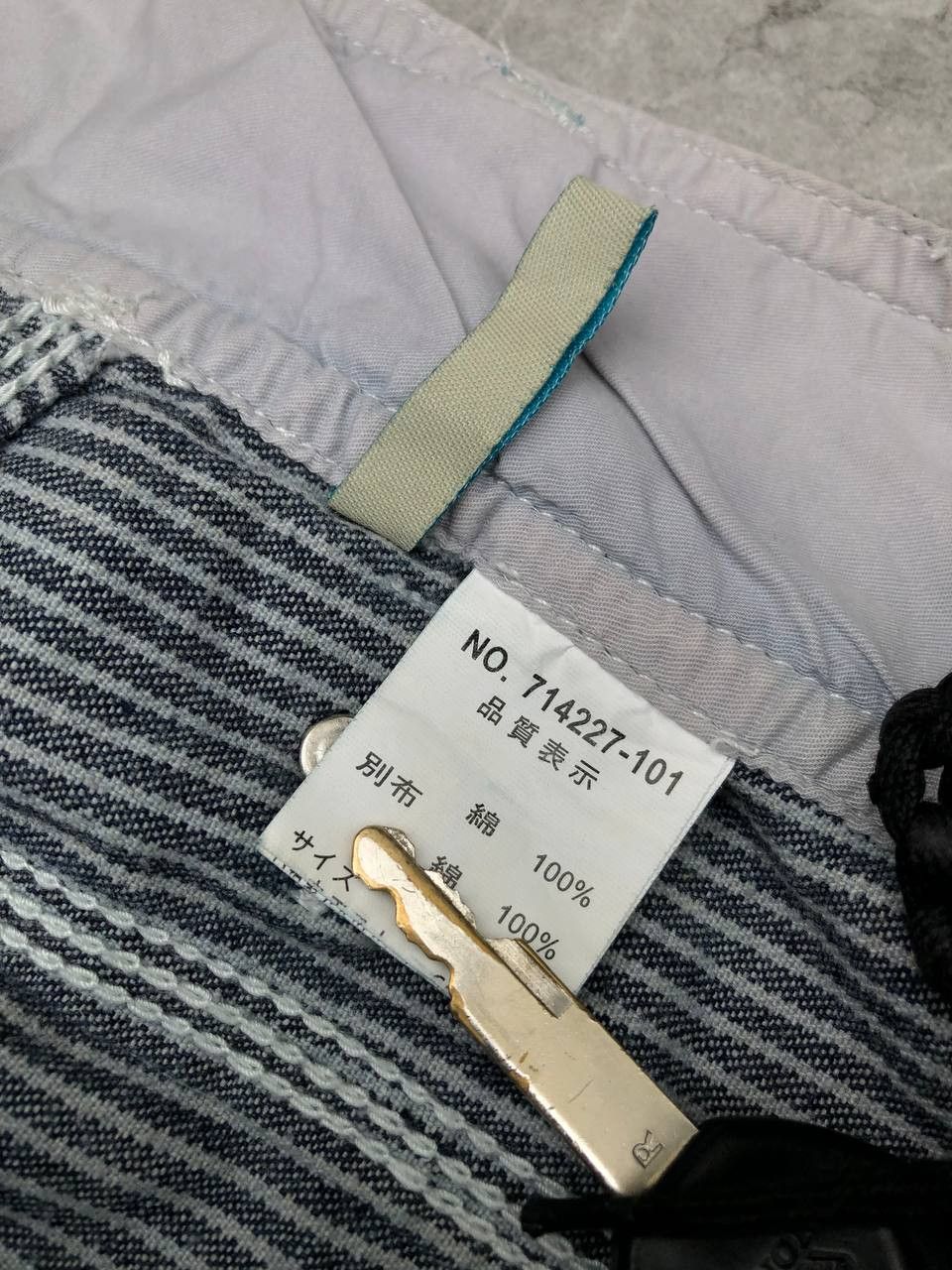Japanese Brand × Vintage japanesebrand agile hickory buckle back carpenter pants Size 30" / US 8 / IT 44 - 5 Thumbnail