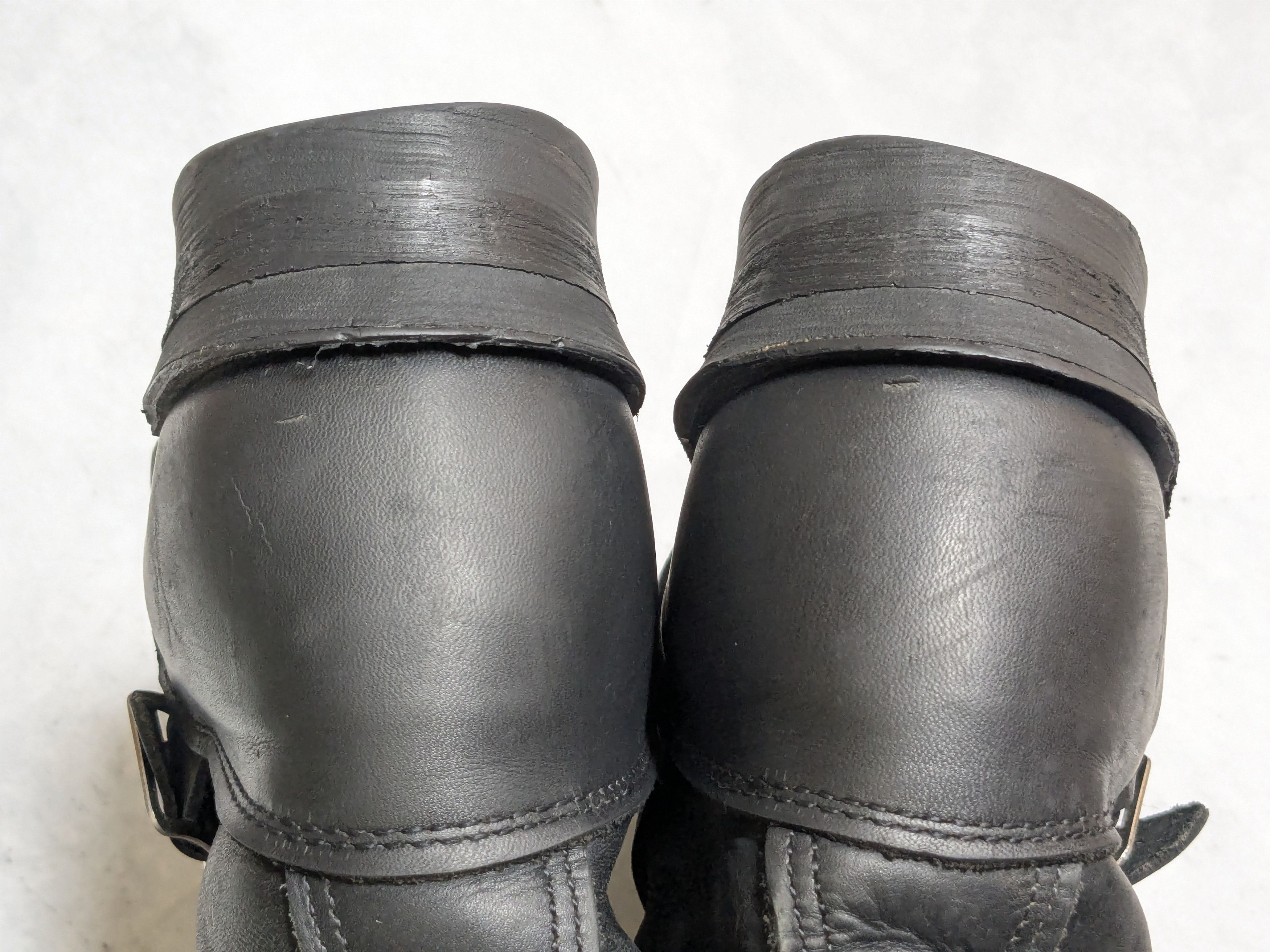 Frye Frye Engineer Boots Black Leather 9.5 M Buckle Strap Size US 9.5 / EU 42-43 - 15 Thumbnail
