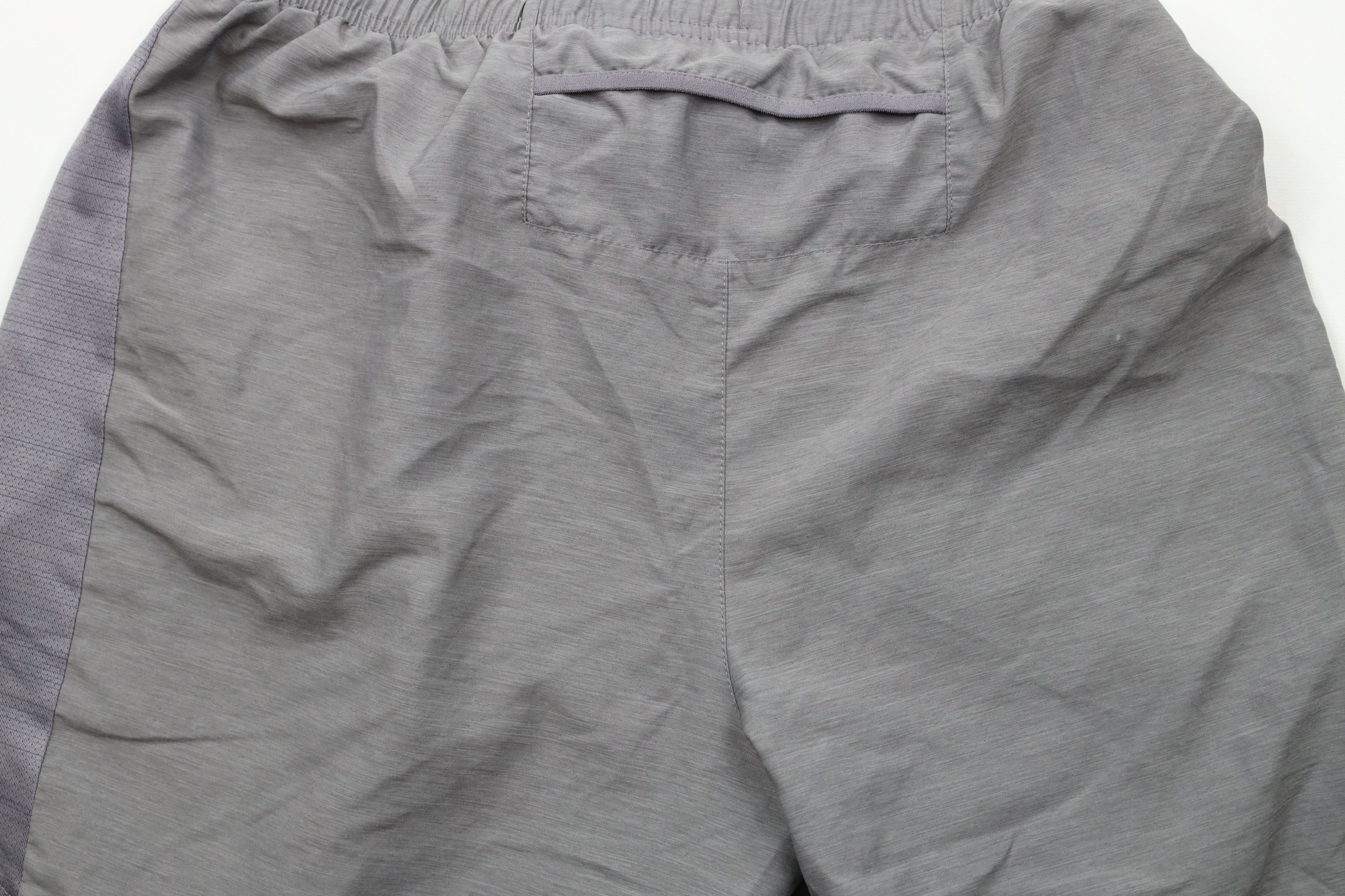Nike × Vintage Vintage Nike Reflective Swoosh Above Knee Shorts Gray Size US 32 / EU 48 - 10 Thumbnail