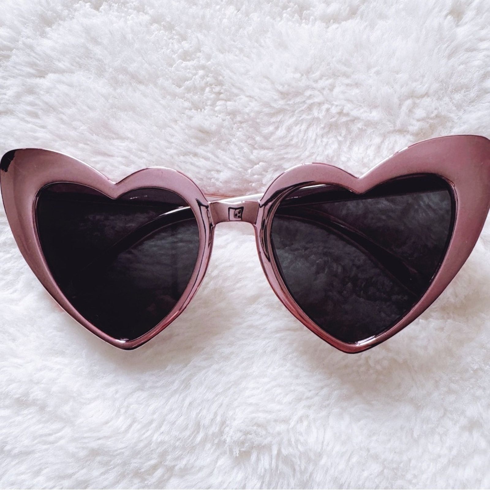 Other Addison Pink Heart-Shaped Sunglasses Size ONE SIZE - 1 Thumbnail