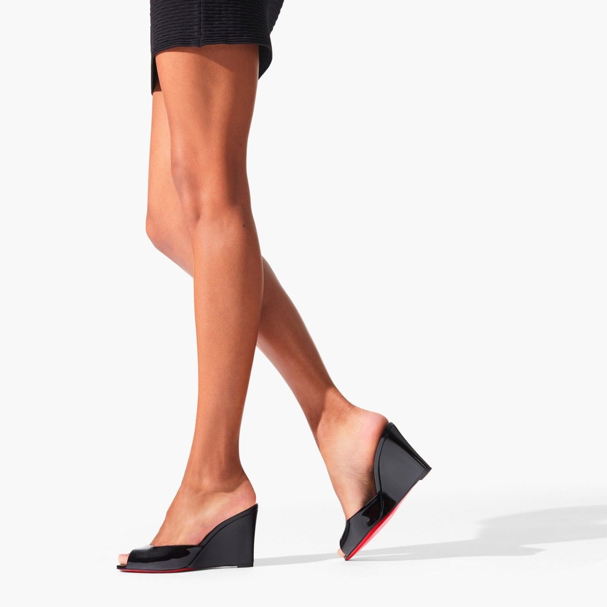Christian Louboutin o1s1wg110924 Me Dolly Zeppa Heeled in Black Size US 9 / IT 39 - 5 Thumbnail