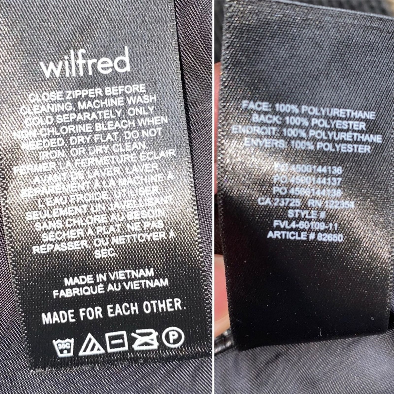 Aritzia Aritzia Wilfred $148 Faux Leather Melina Pant sz 4 EUC Size 27" / US 4 / IT 40 - 15 Thumbnail