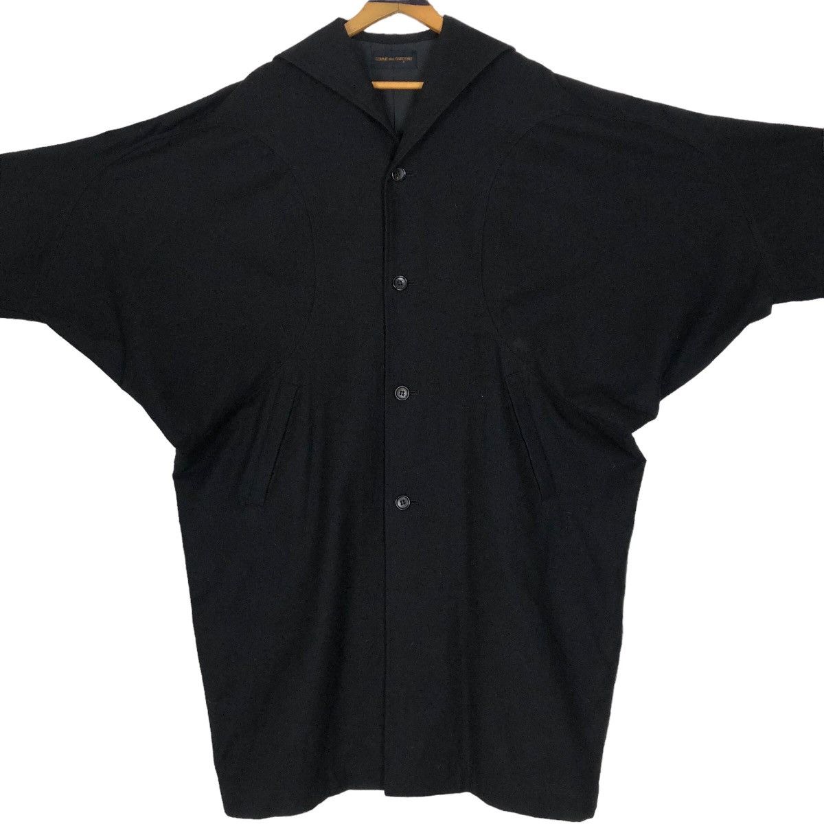 Comme des Garcons Vintage Comme Des Garcons 1991 A/W Runway Dolman Sleeve Coat Size M / US 6-8 / IT 42-44 - 10 Thumbnail