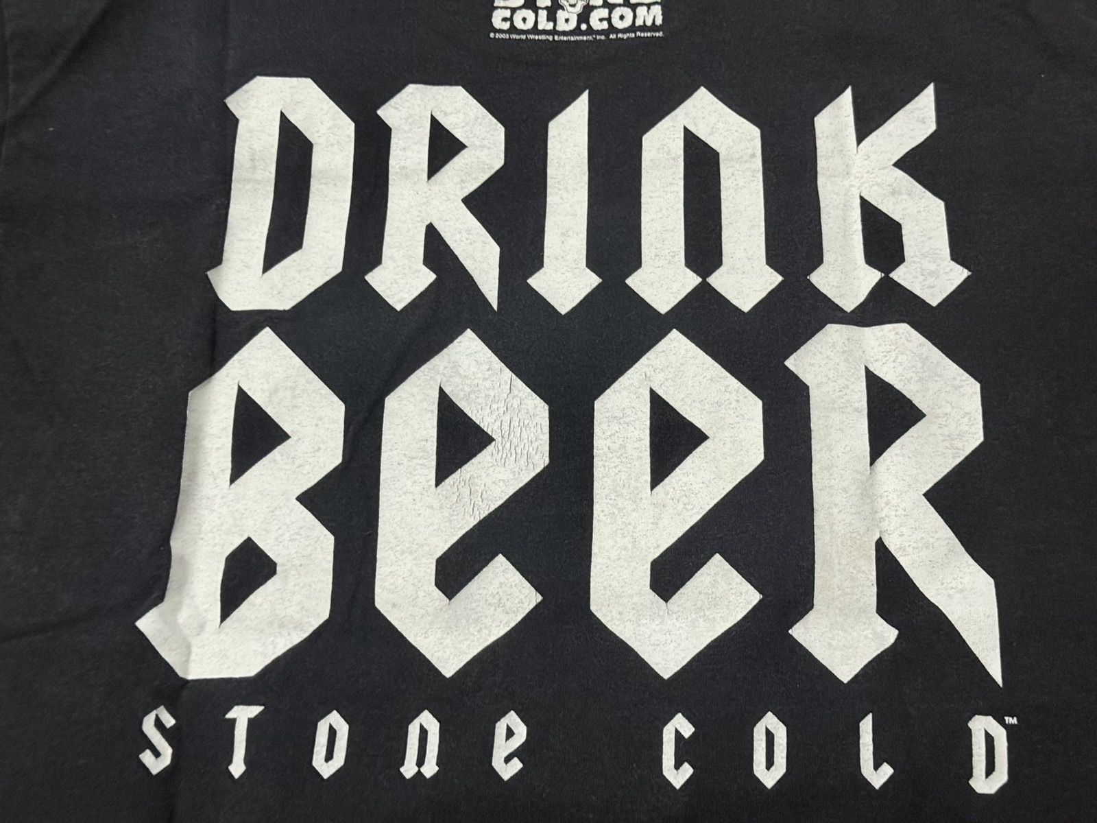 WWE Vintage 00s WWE Stone Cold F*CK FEAR T-Shirt Faze Banks Size US L / EU 52-54 / 3 - 13 Thumbnail