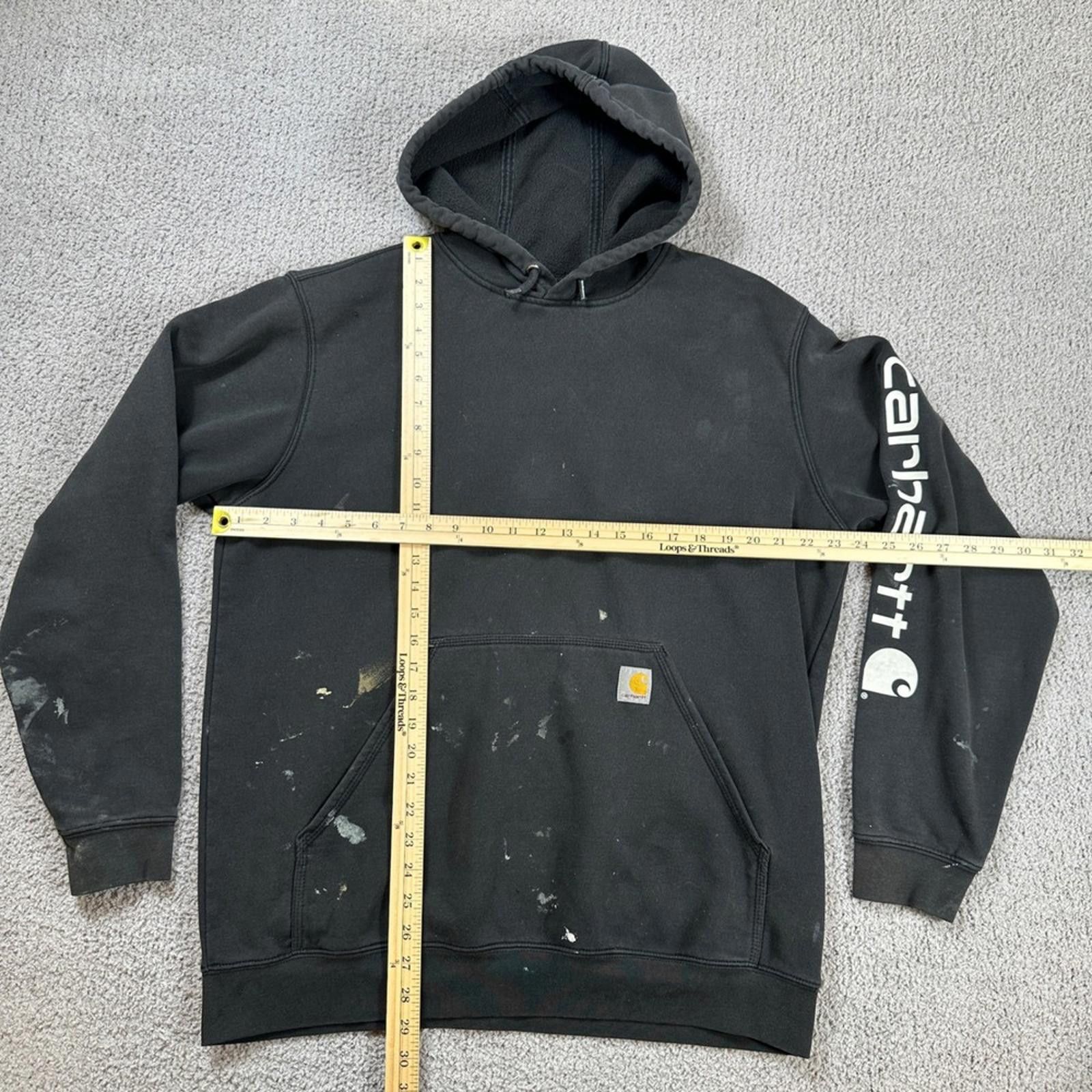Carhartt Carhartt K288 BLK Hoodie Sweatshirt Men L Loose Fit Black Size US L / EU 52-54 / 3 - 3 Thumbnail