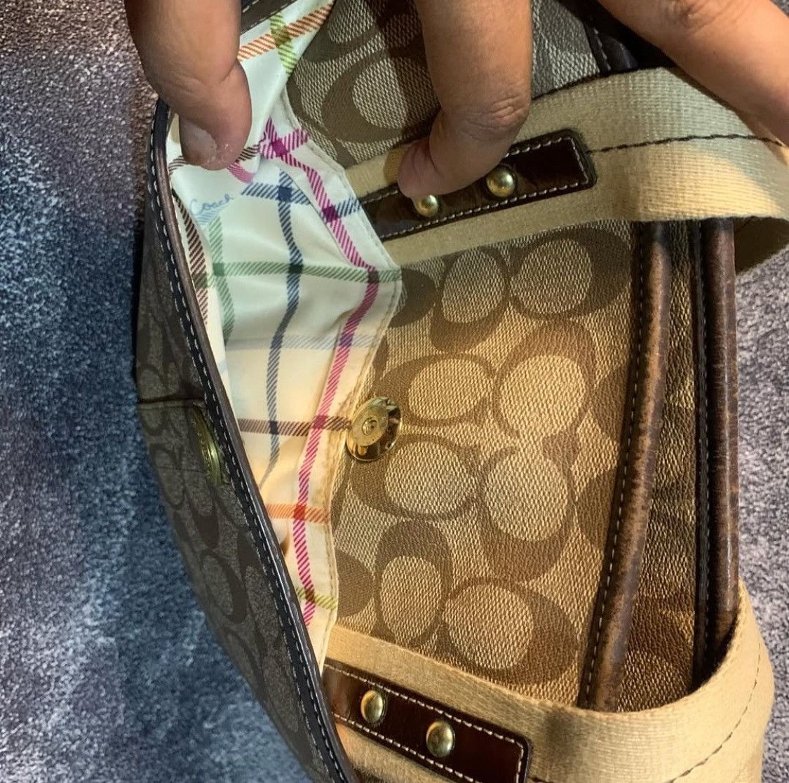 Coach × Vintage 🔥Coach Bag Rare Item Size ONE SIZE - 6 Thumbnail