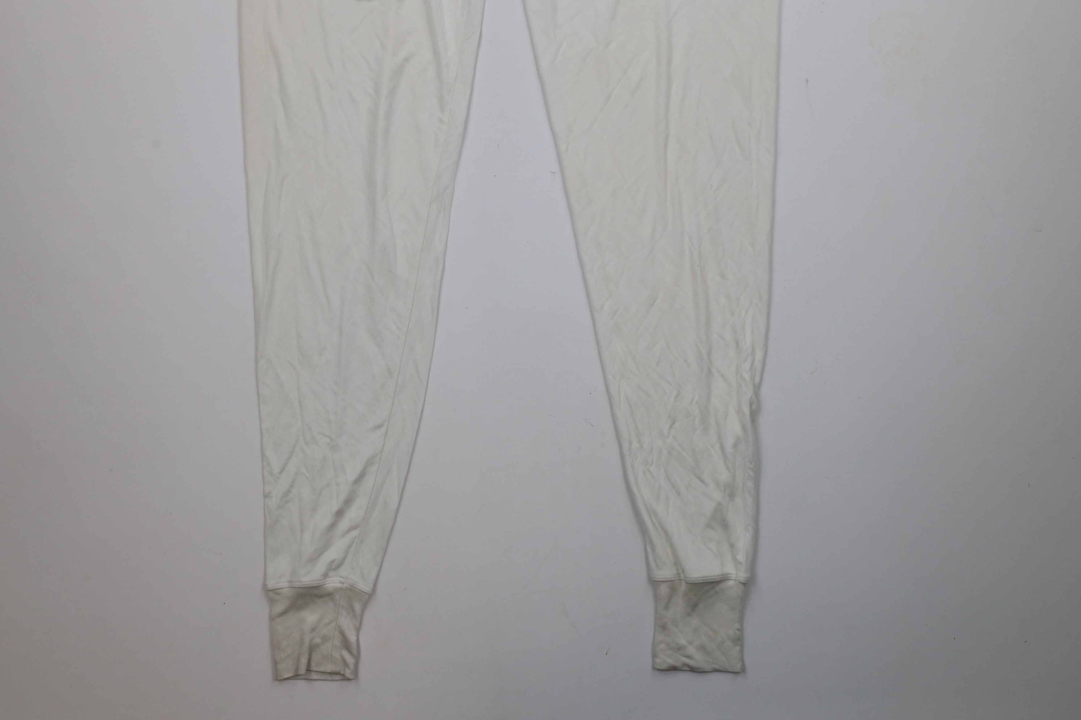 Cabelas × Vintage Vintage 90s Cabelas Knit Cuffed Joggers Jogger Pants White Size US 38 / EU 54 - 4 Thumbnail