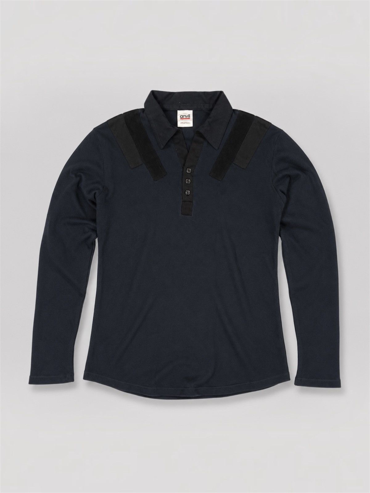 If Six Was Nine × Le Grande Bleu (L.G.B.) Crazy 90s Vintage Style Anvil Long Sleeve Size US S / EU 44-46 / 1 - 1 Thumbnail